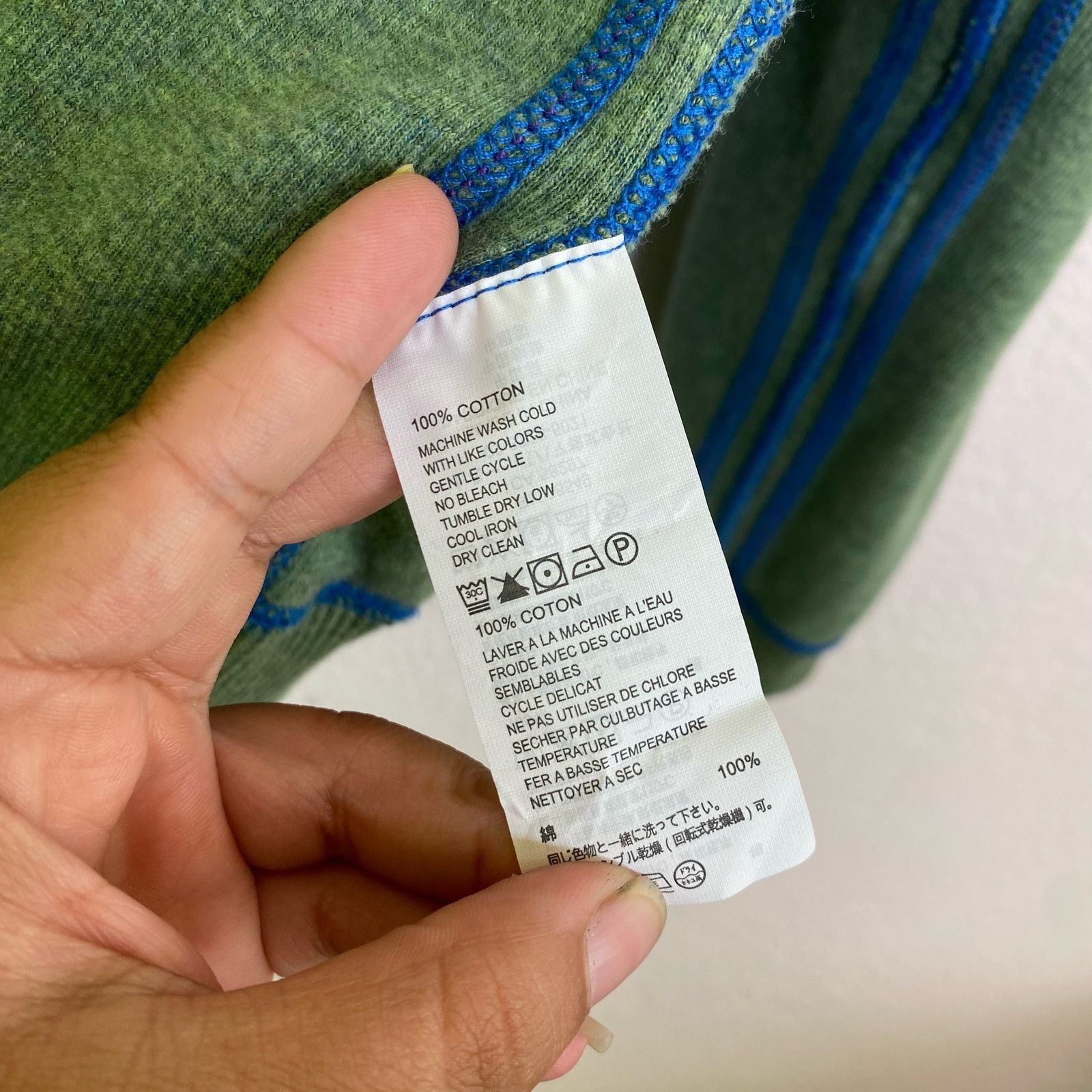 Tommy Bahama Tommy Bahama Reversible Blue Green Quarter Zip Sweater L Size US L / EU 52-54 / 3 - 8 Thumbnail