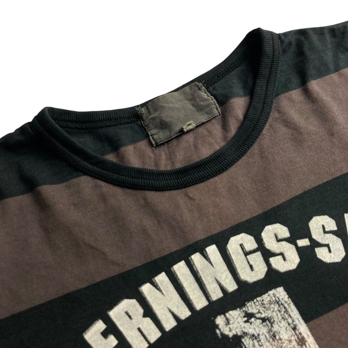 CIVARIZE 🇯🇵 BERNINGS SHO SPELL OUT STRIPES TSHIRT Size US M / EU 48-50 / 2 - 7 Thumbnail