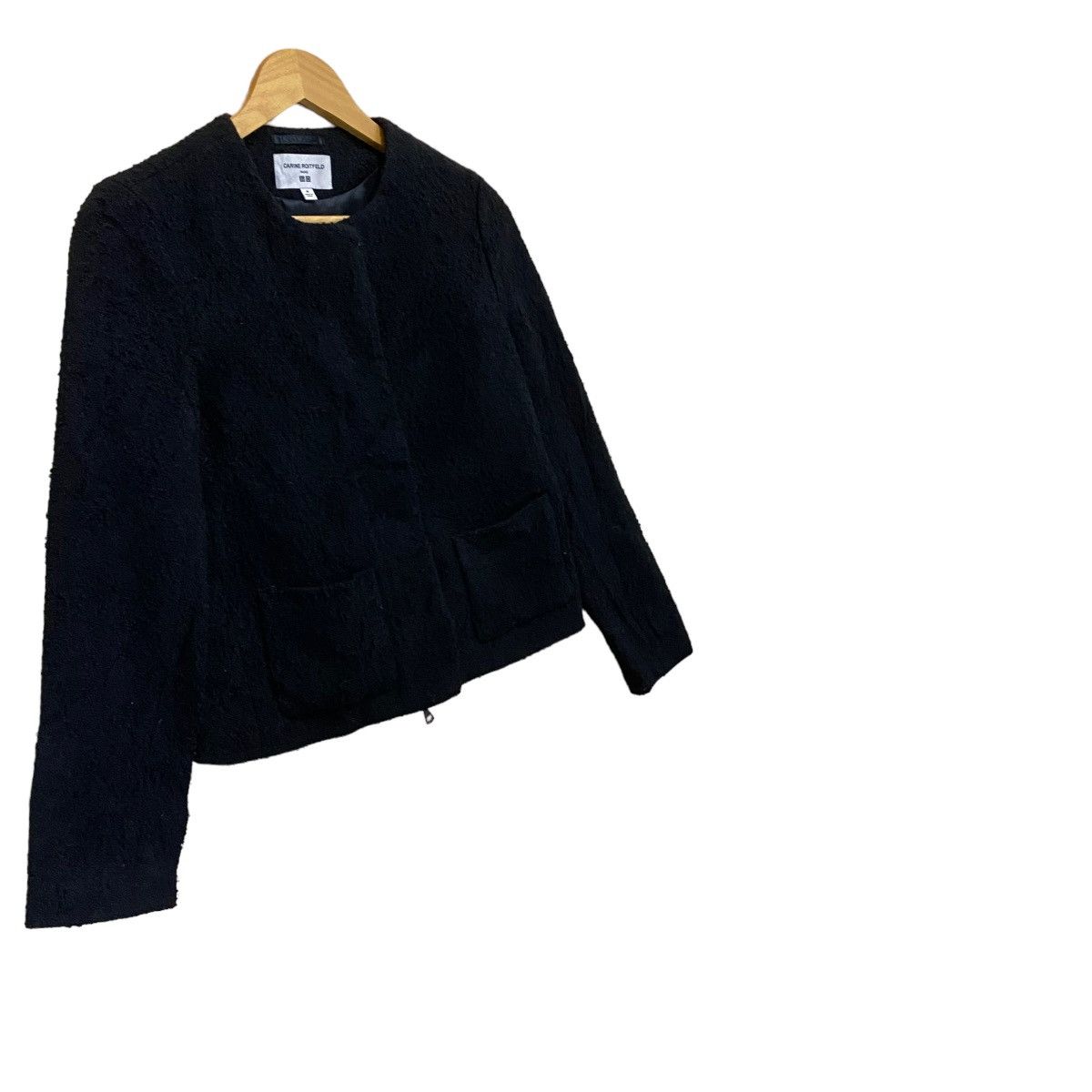 Japanese Brand Carine Roiftend Paris Zipper Cropped Jacket Size S / US 4 / IT 40 - 2 Thumbnail