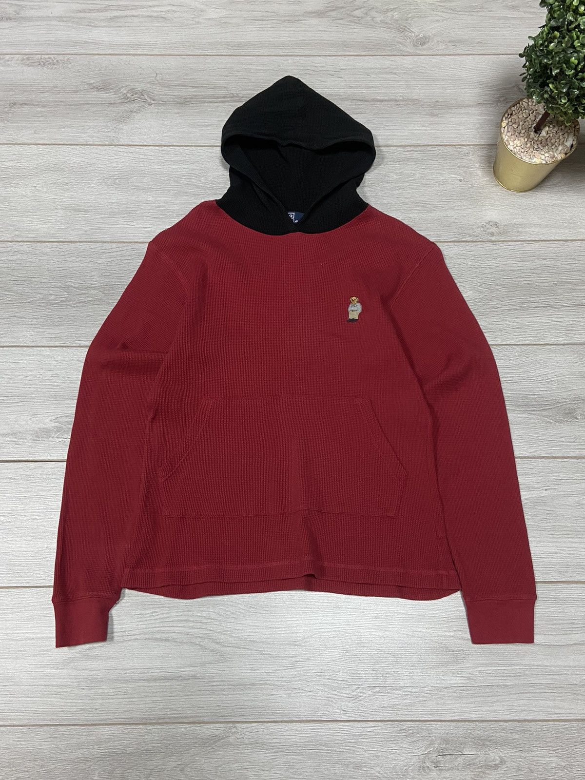 Polo Ralph Lauren POLO Bear 🐻 Ralph Lauren RARE vintage waffle hoodie Size US S / EU 44-46 / 1 - 1 Thumbnail