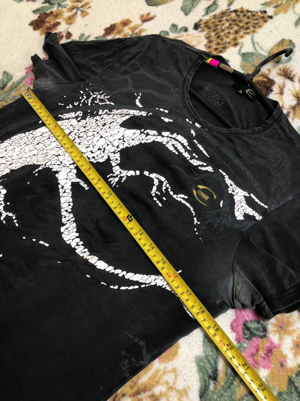 Just Cavalli Just Cavalli Men's T-Shirt Graphic Print Short Sleeve Size US XL / EU 56 / 4 - 11 Thumbnail