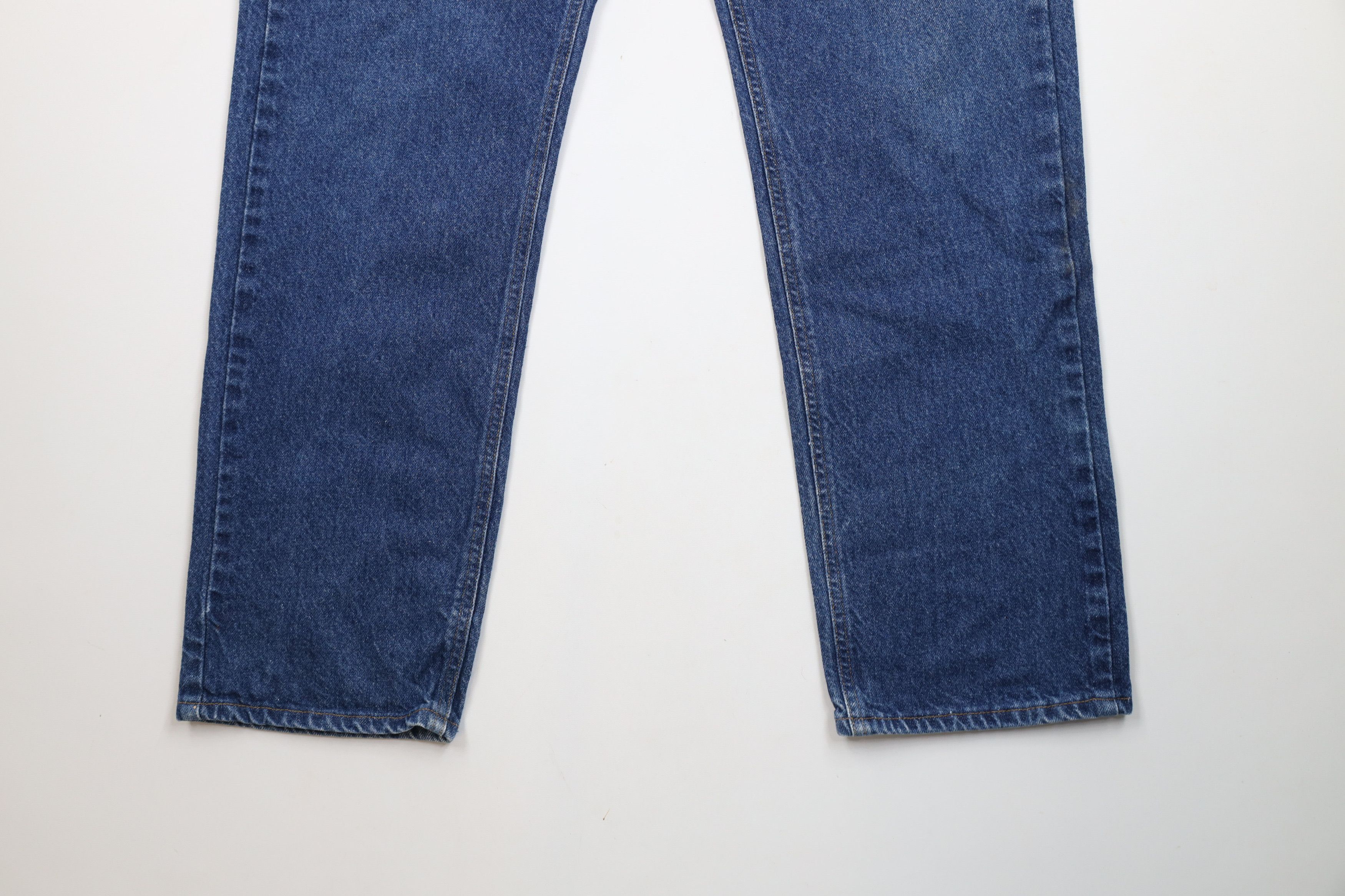 Carhartt × Vintage Vintage 90s Carhartt Spell Out Straight Leg Denim Jeans USA Size US 38 / EU 54 - 4 Thumbnail