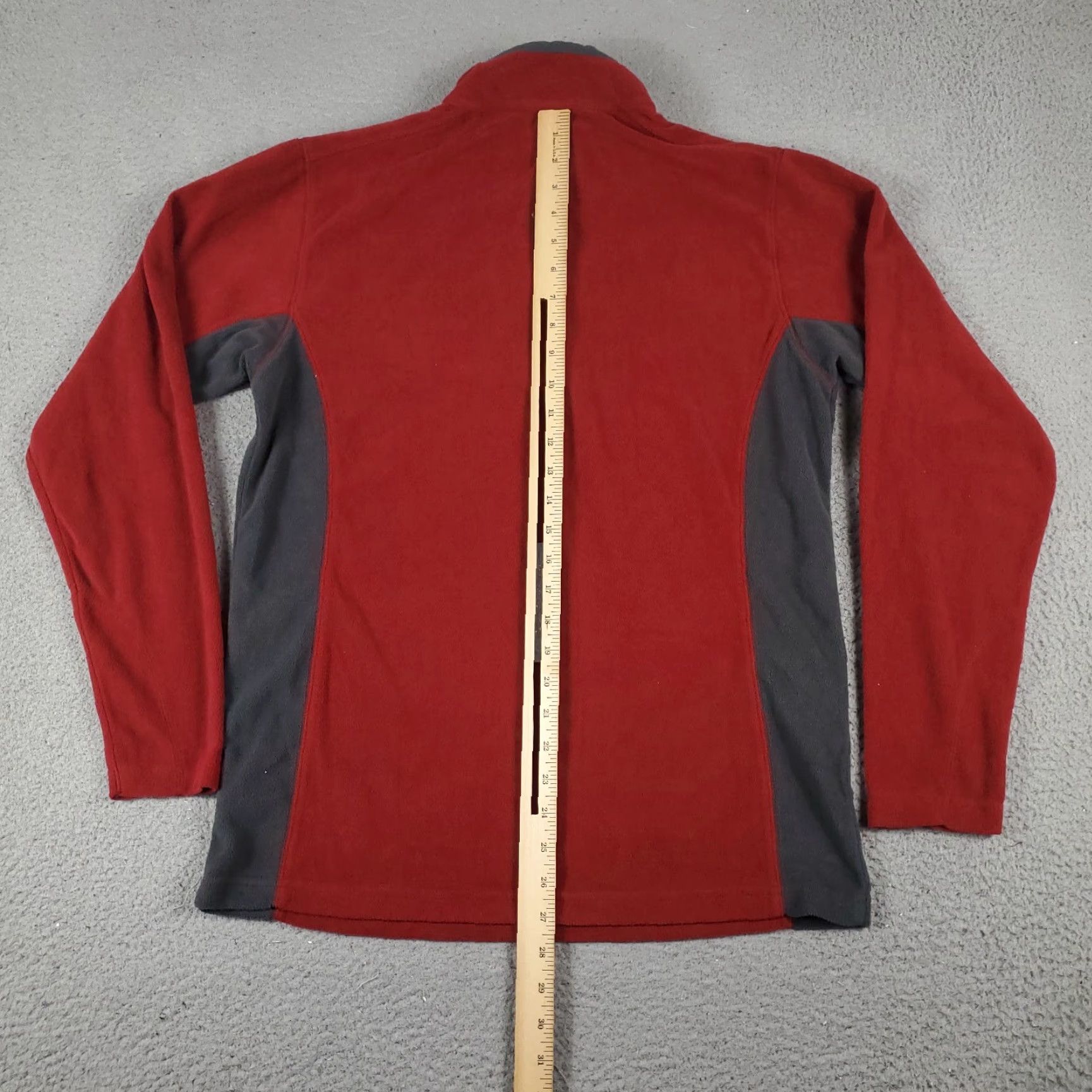 Vintage Columbia Sweater Mens Large Red Fleece 1/4 Zip Pullover Size US L / EU 52-54 / 3 - 6 Thumbnail