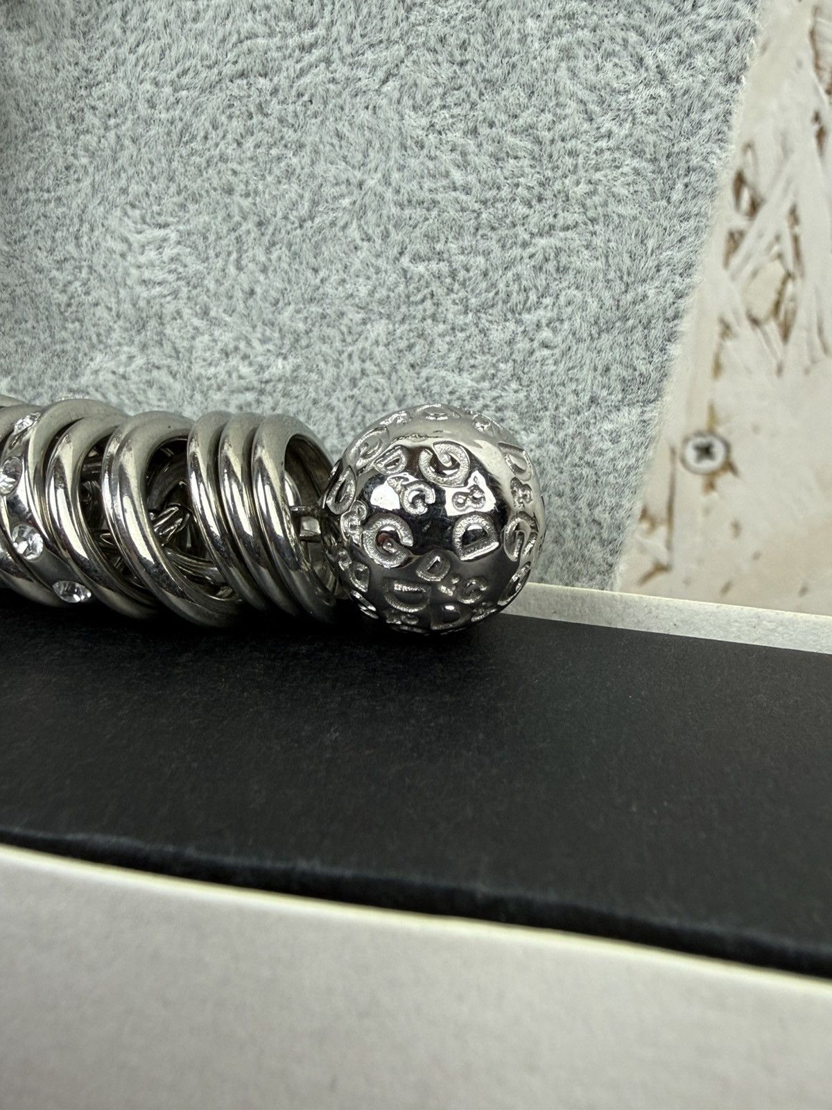 Dolce & Gabbana Dolce & Gabbana Chain Ring Stack Pendant Necklace Size ONE SIZE - 3 Thumbnail