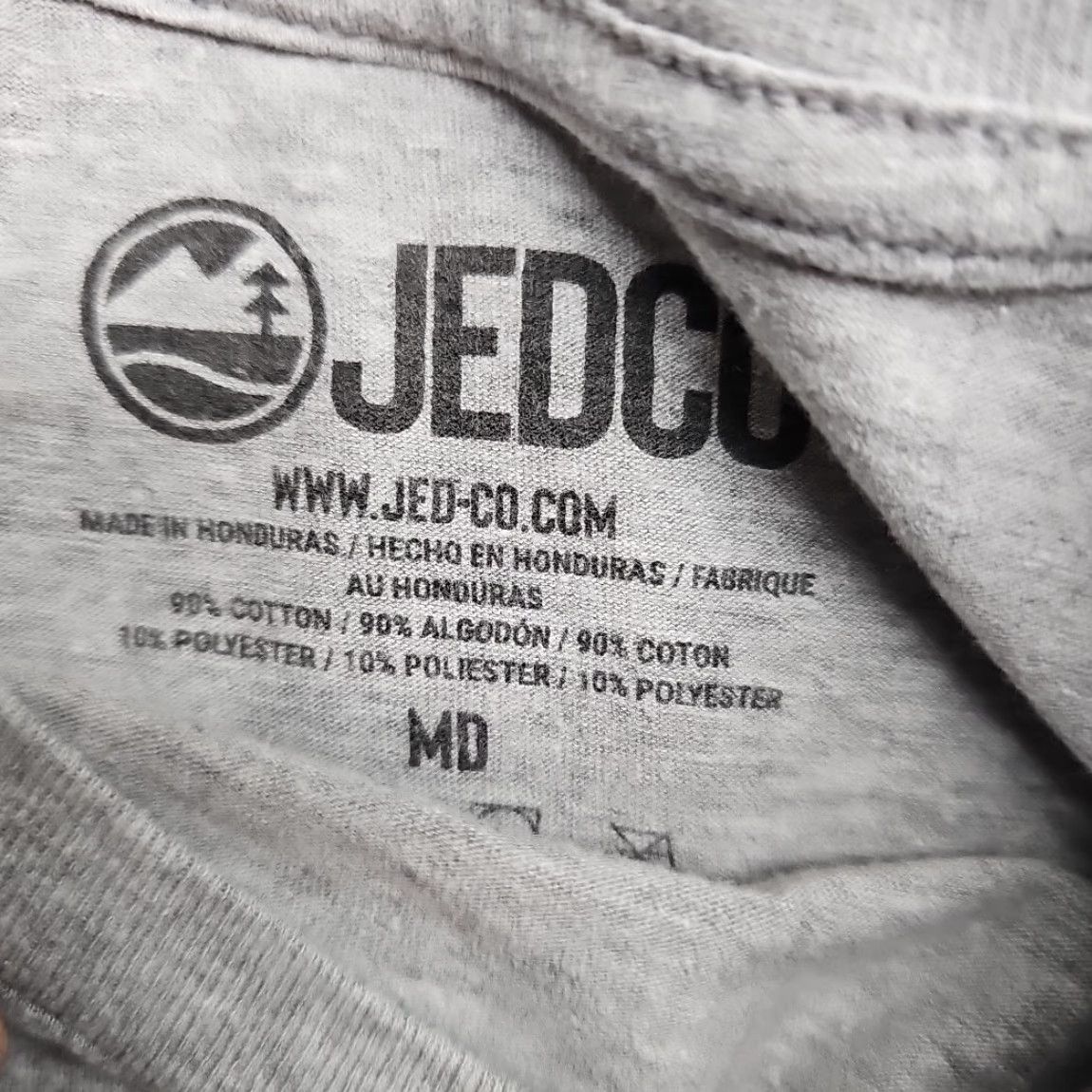 Jeep Jeep USA T-shirt Men MD Tee Shirt Back Print Gray Shirt Tee Regular Medium White? Size US M / EU 48-50 / 2 - 7 Thumbnail