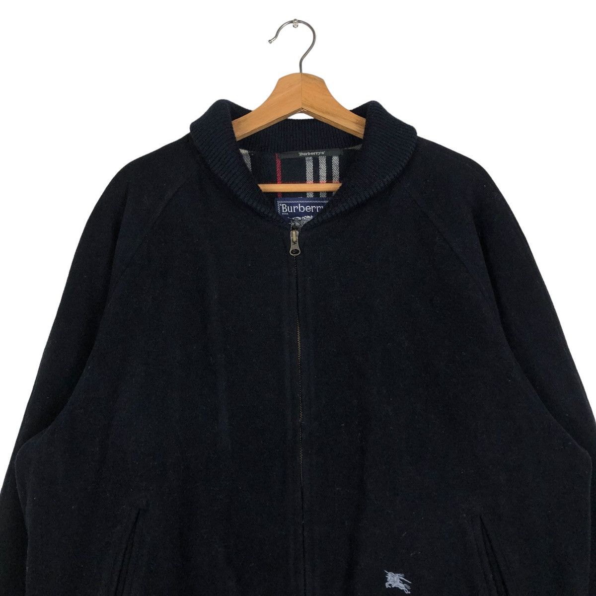 Burberry 🔥VINTAGE BURBERRYS WOOL JACKET MADE IN SPAIN NOVA CHECK Size US M / EU 48-50 / 2 - 4 Thumbnail