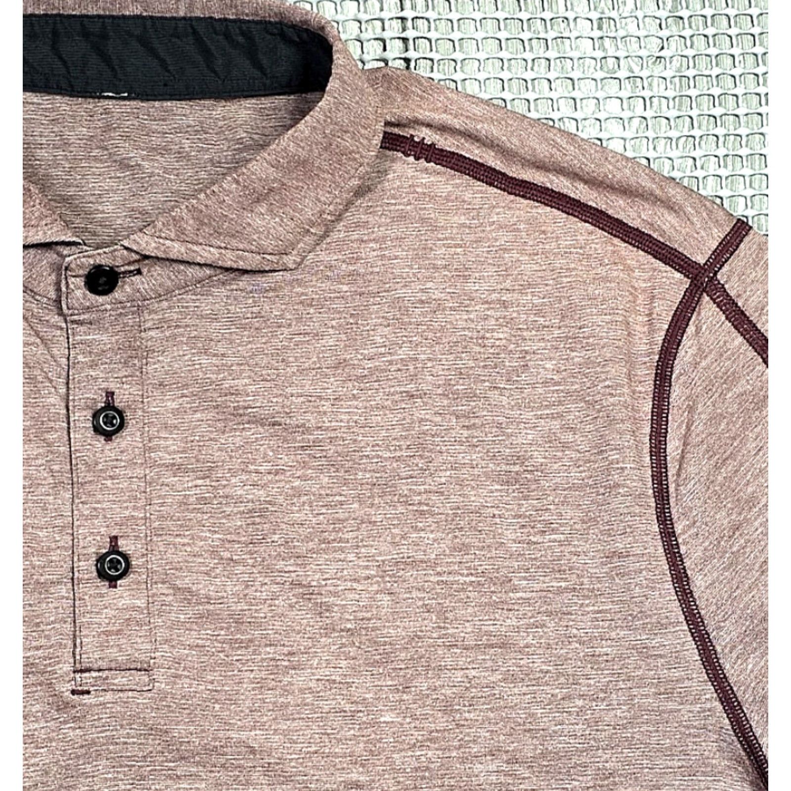 Lululemon Lululemon Evolution Short Sleeve Polo Shirt Mens Sz L Red Polo Shirt Mens L Size US L / EU 52-54 / 3 - 5 Thumbnail