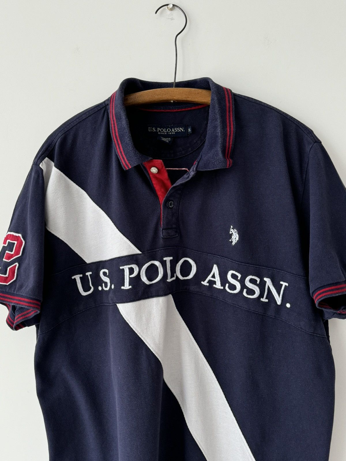 U.S. Polo Assn. × Vintage Vintage U.S. Polo Assn. #3 Slim Chief Keef Polo Shirt Size US XL / EU 56 / 4 - 3 Thumbnail