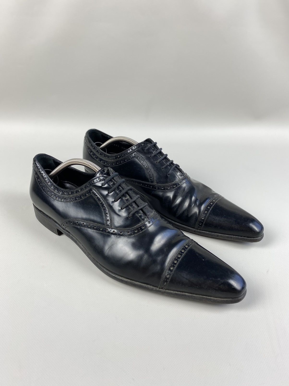 image of Dolce Gabbana Men’S Leather Formal Shoes in Black, Men's (Size 11)