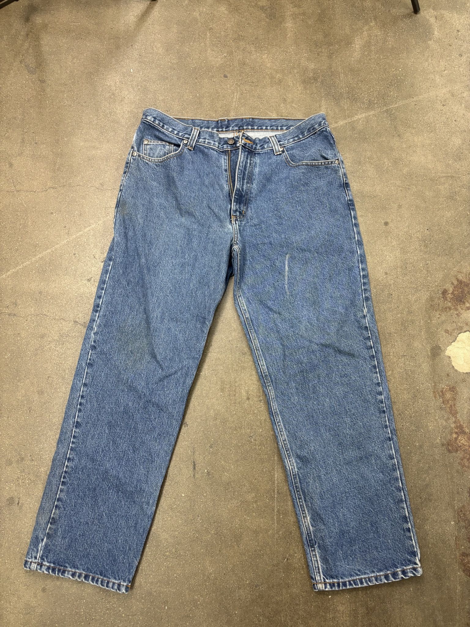 Wrangler Vintage Blue Denim Members Mark Jeans Size US 36 / EU 52 - 1 Preview
