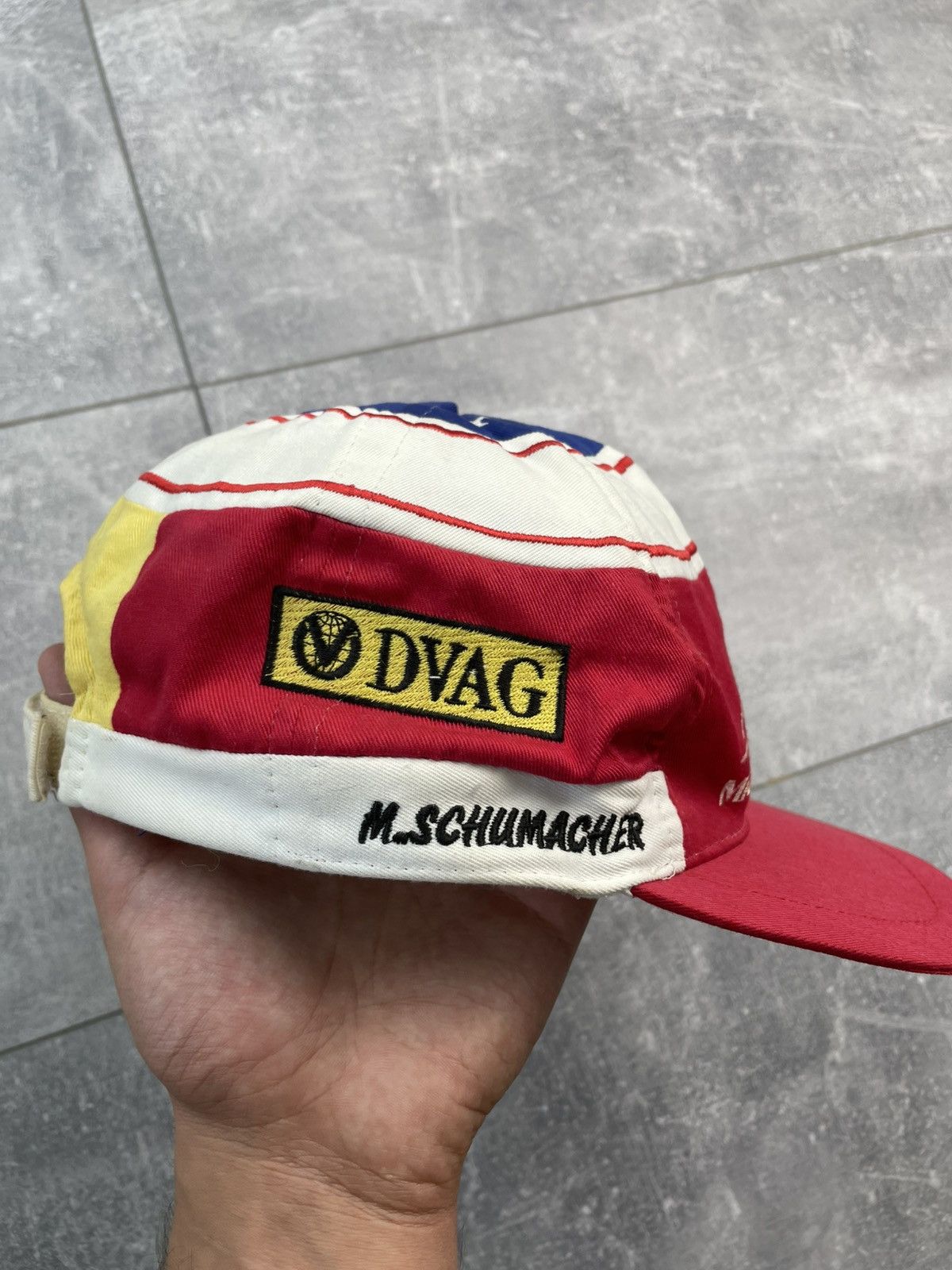 Formula 1 NWT Michael Schumacher 1998 DVAG Ferrari F1 Vintage Cap Size ONE SIZE - 5 Thumbnail