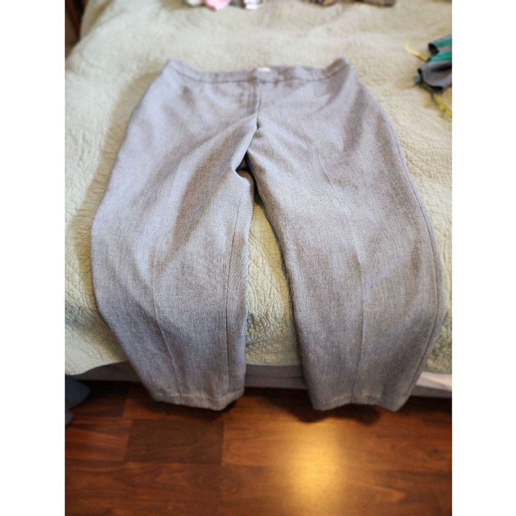 Kasper Kasper Grey Dress Pants Size 38" / US 16 / IT 52 - 2 Thumbnail