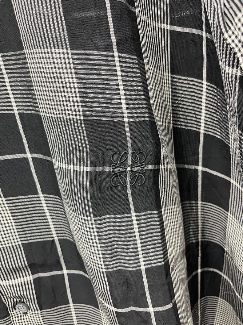 Loewe LOEWE Black and white checkered shirt Size M / US 6-8 / IT 42-44 - 2 Thumbnail