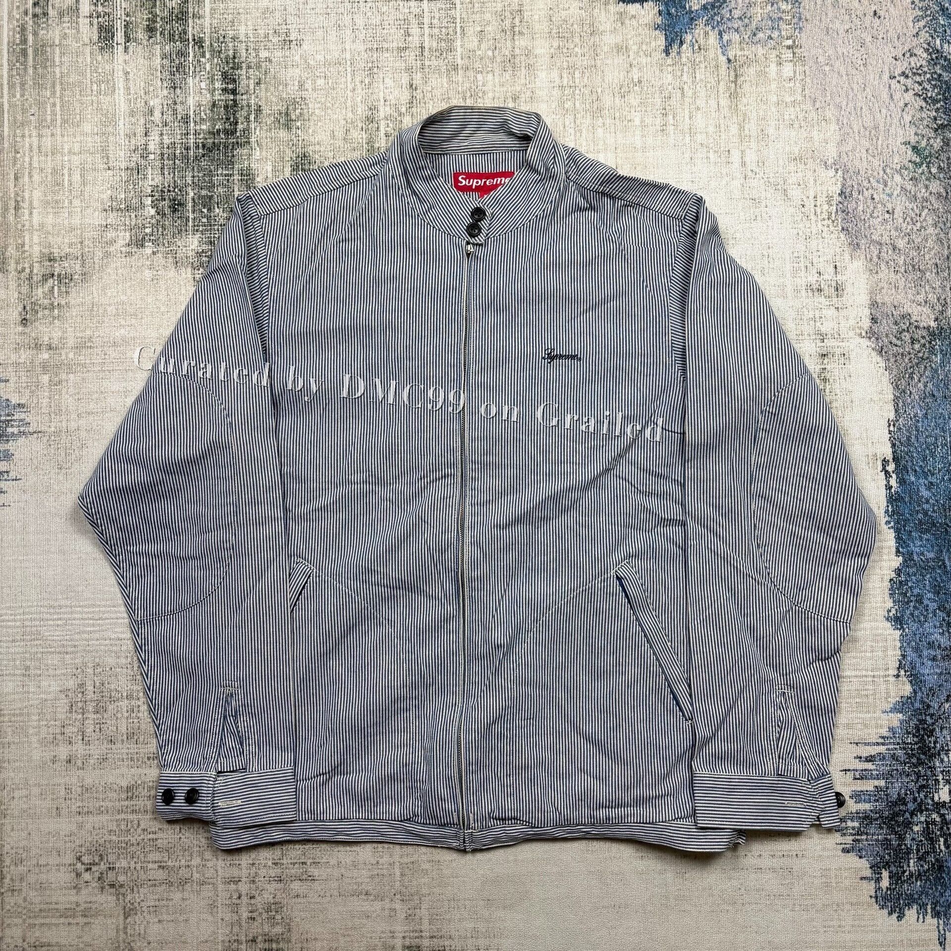 Supreme Spellout Quilted Lightweight Down Jacket - light blue