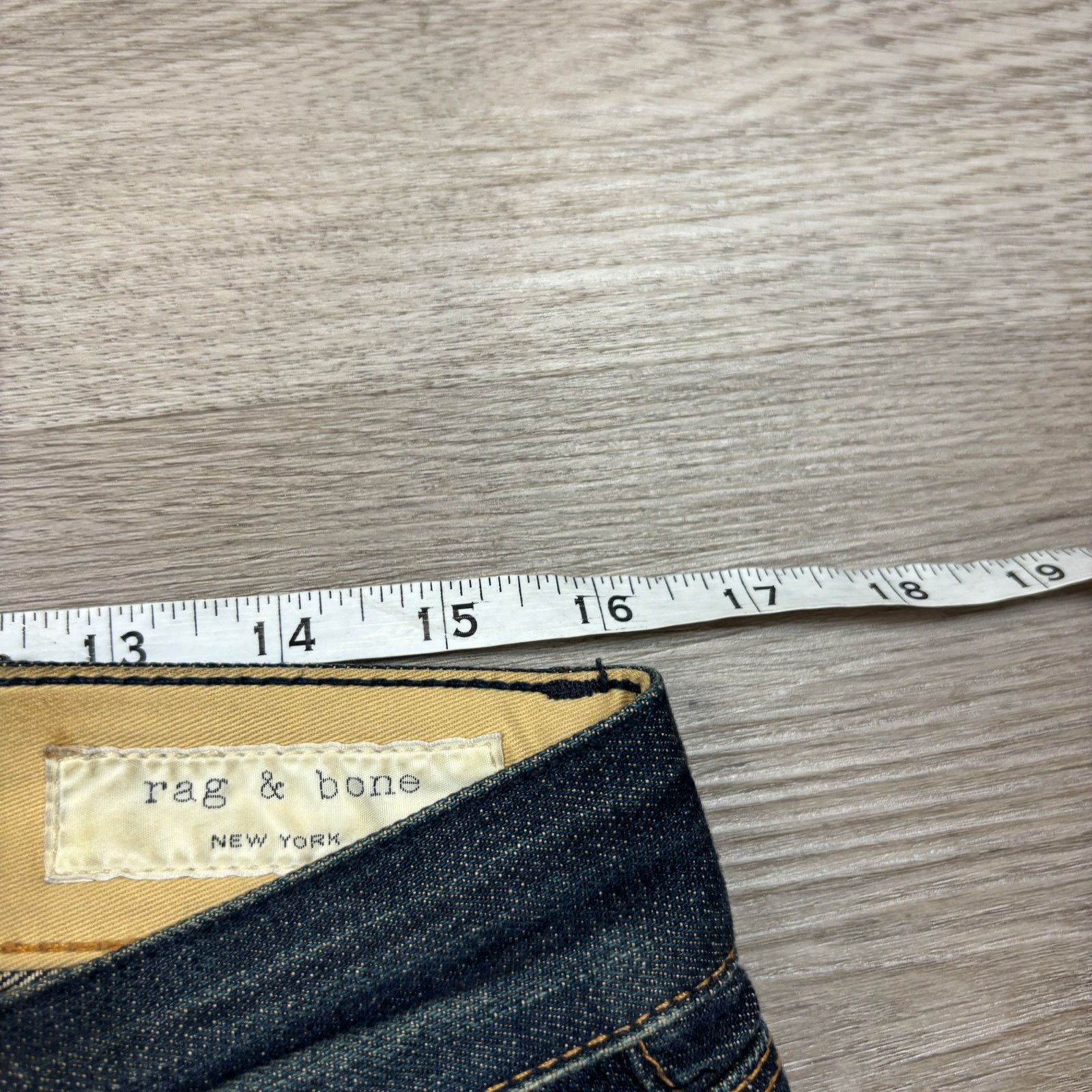 Rag & Bone Rag & Bone Indigo Selvedge Denim Jeans Men's 31x34 Size US 31 - 5 Thumbnail