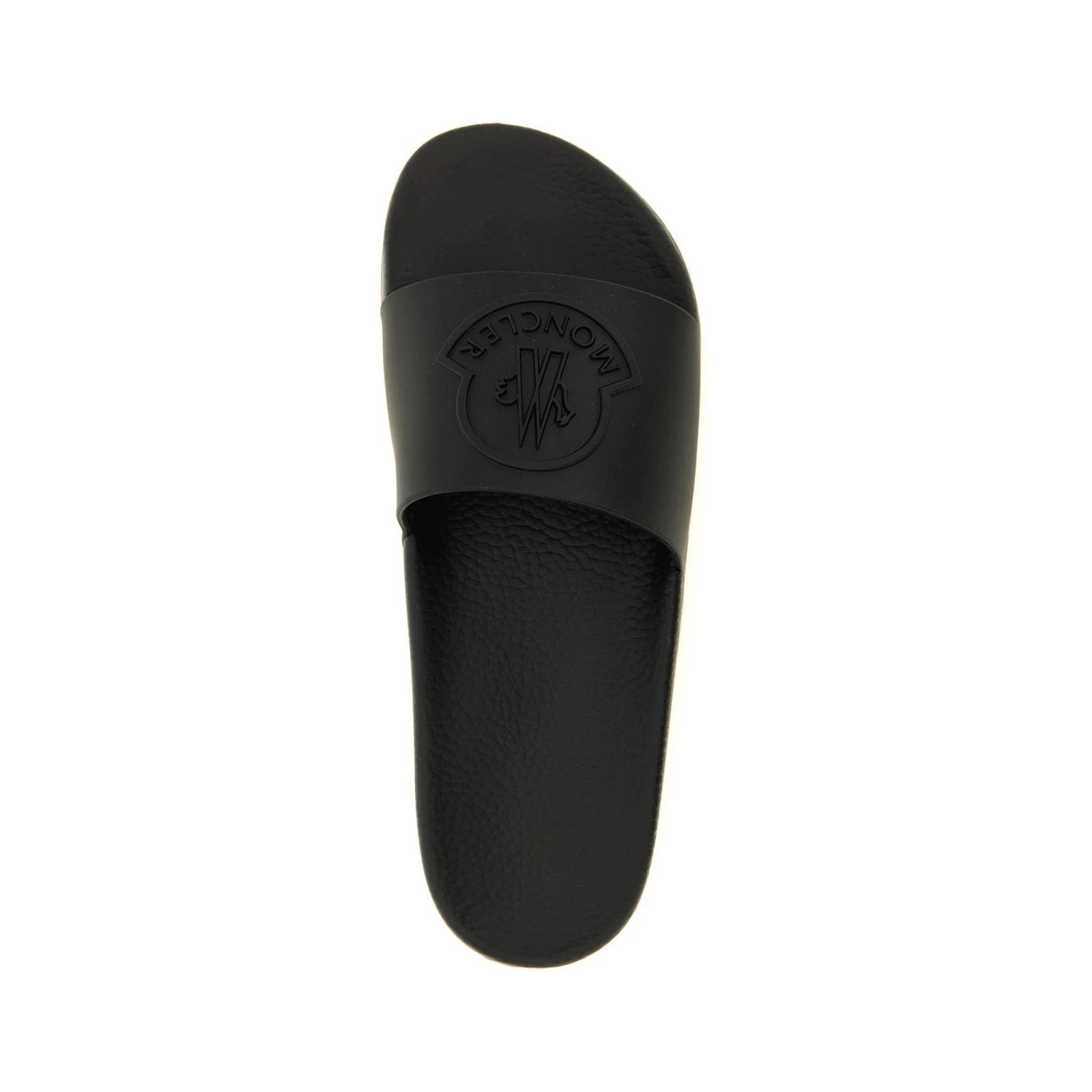 Moncler MONCLER Basile Black Rubber Slides New (Men's size:9;) Size US 9 / EU 42 - 4 Thumbnail