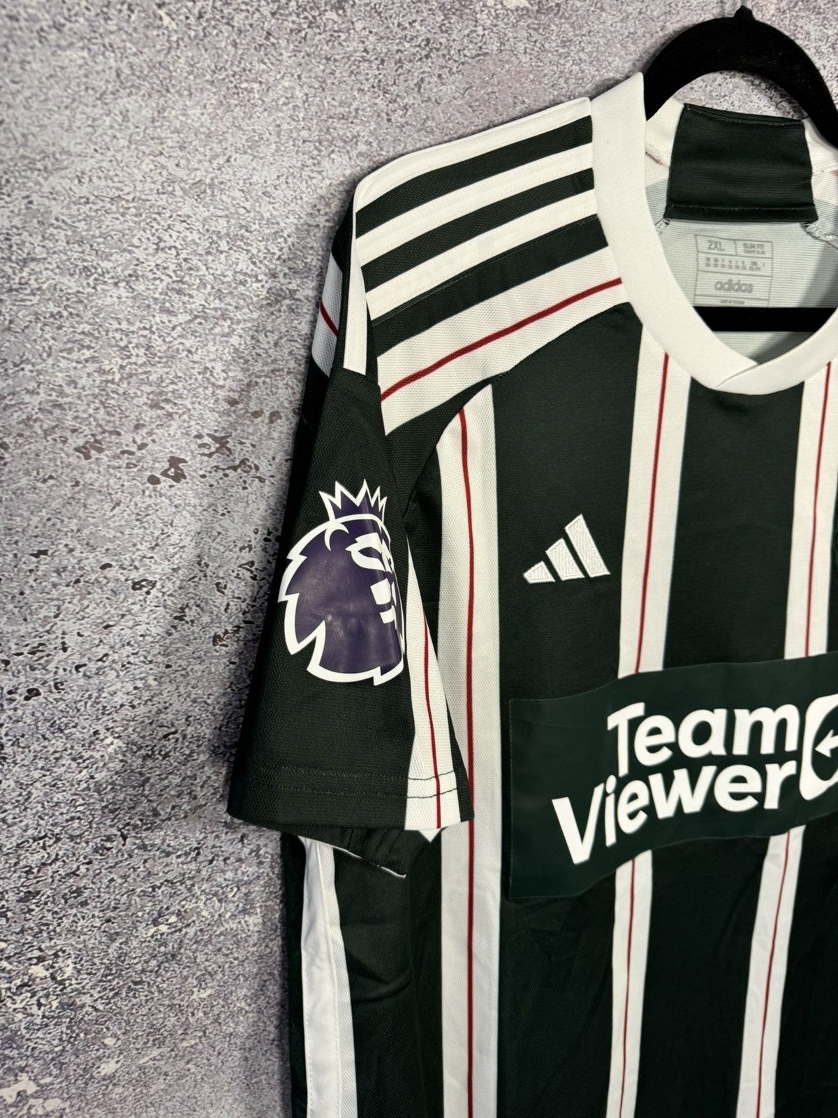 Adidas × Vintage HOJLUND Manchester United 2023/24 Adidas Jersey Blokcore XL Size US XL / EU 56 / 4 - 3 Thumbnail