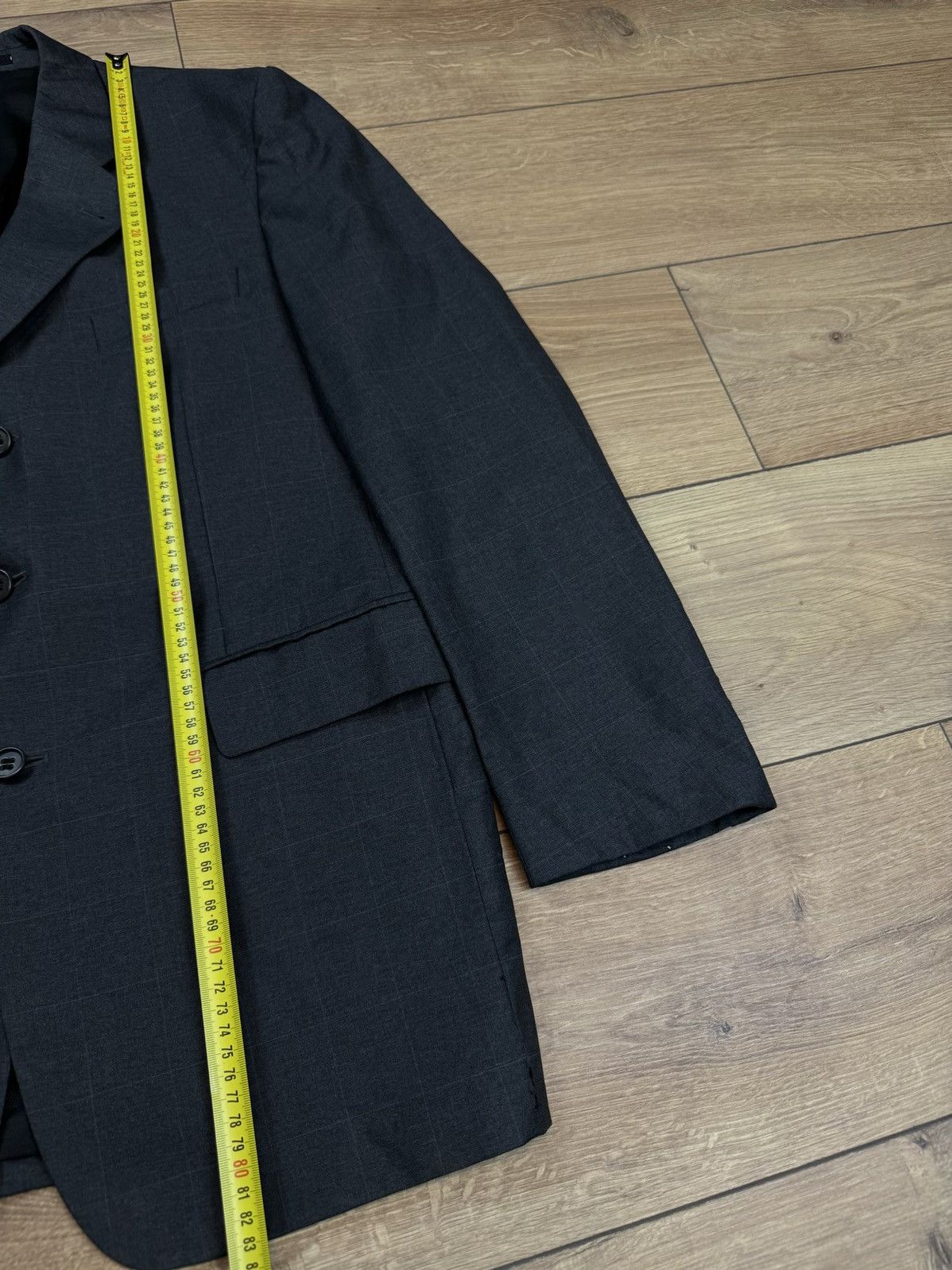 Yves Saint Laurent Vintage wool blazer Yves Saint Laurent original luxury item Size 48L - 4 Thumbnail