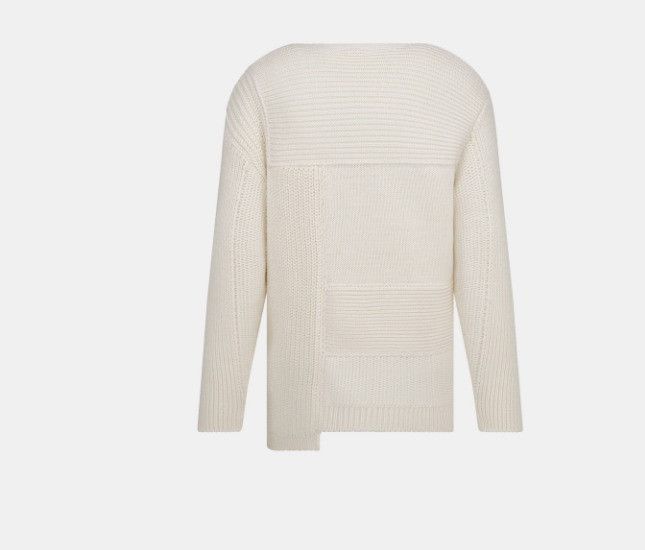 Dior o1w1db11224 Cotton Knit Sweater in Ivory Size US L / EU 52-54 / 3 - 2 Thumbnail