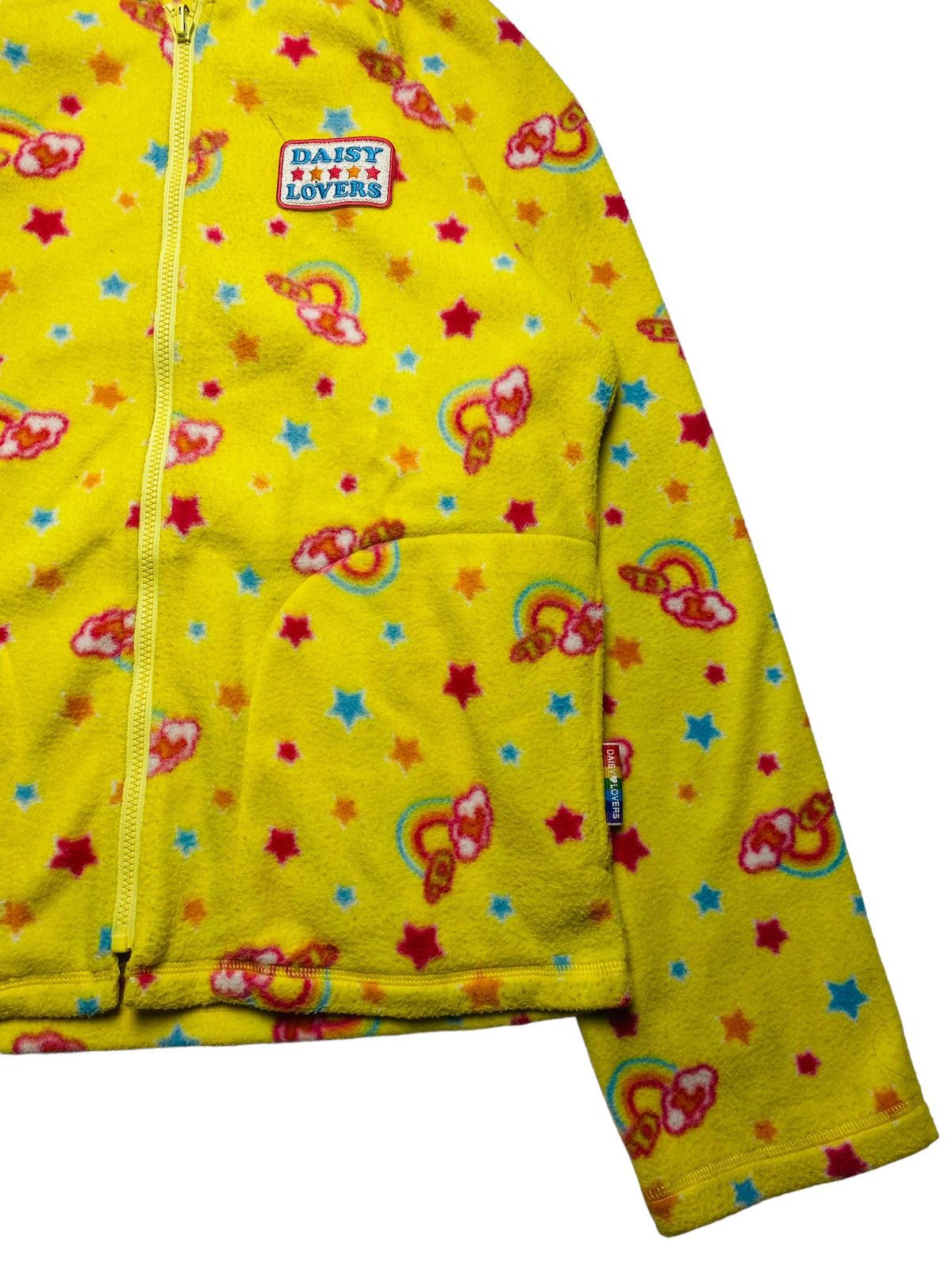 Angel Blue 2000s Daisy Lovers - Star & Rainbow Fleece Zip Hoodie Size US M / EU 48-50 / 2 - 4 Thumbnail