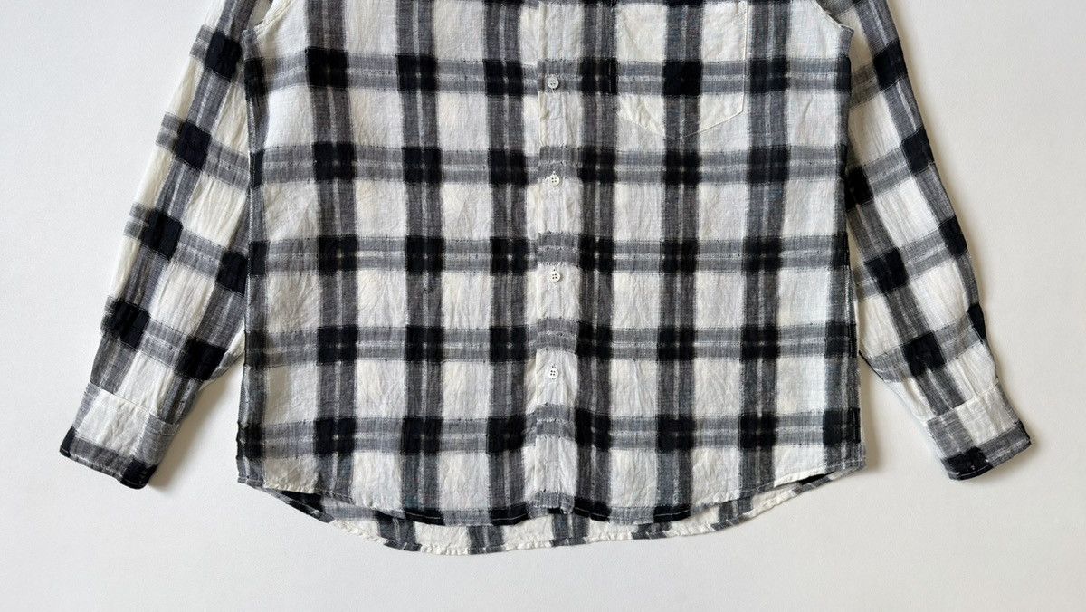 Dries Van Noten Early 2000s ‘Cobweb Weave’ Check Shirt Size US M / EU 48-50 / 2 - 10 Thumbnail