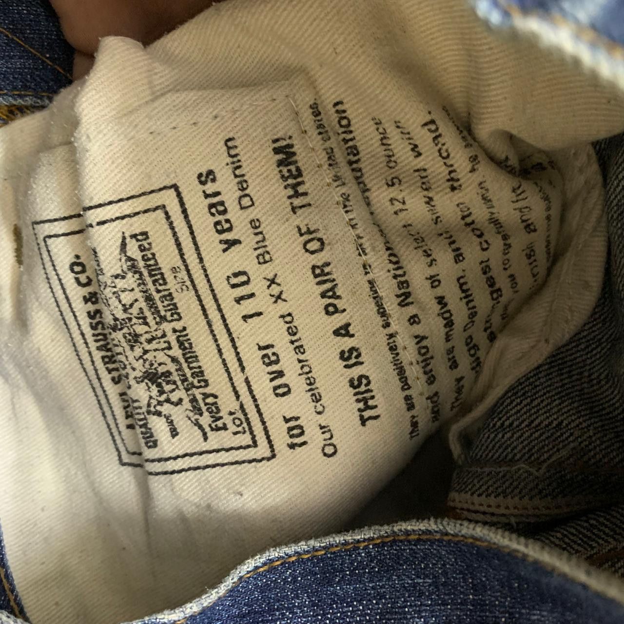 Vintage vintage y2k levis selvage inspired denim Size US 32 / EU 48 - 12 Thumbnail