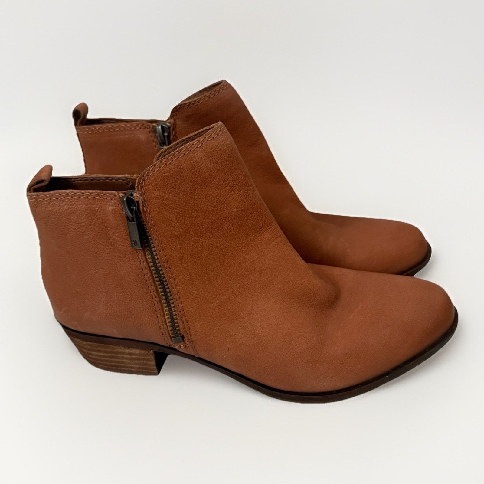 Lucky Brand Lucky Brand Basel Leather Ankle Bootie Boho Western Boots Size US 9.5 / IT 39.5 - 1 Thumbnail