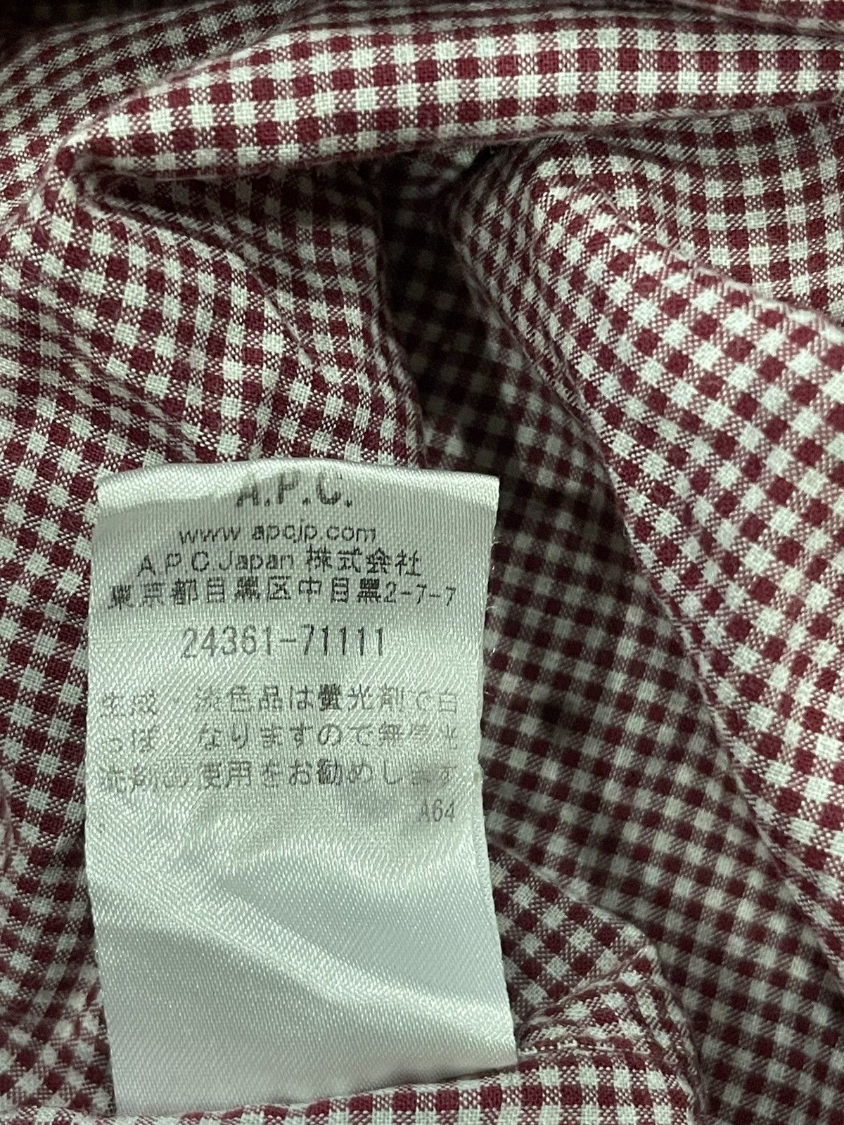 A.P.C. A.P.C Shirt Size US XS / EU 42 / 0 - 3 Thumbnail