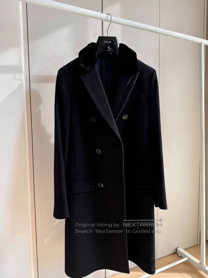 Dior Dior Goat绒 Double Breasted Coat Jacket Size US S / EU 44-46 / 1 - 1 Thumbnail