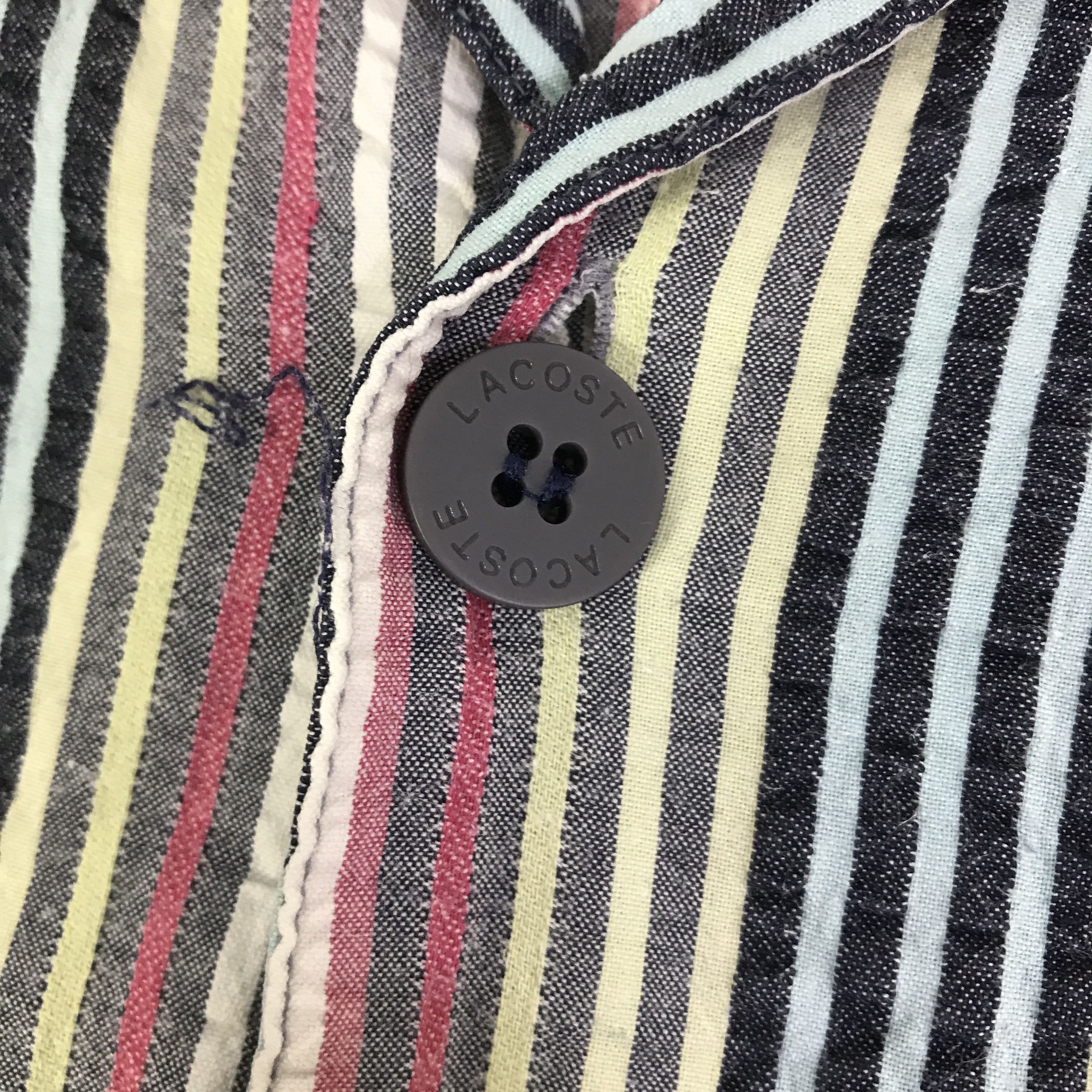 Lacoste Vtg Lacoste Muticolour button up shirt K93B21 Size US M / EU 48-50 / 2 - 9 Thumbnail