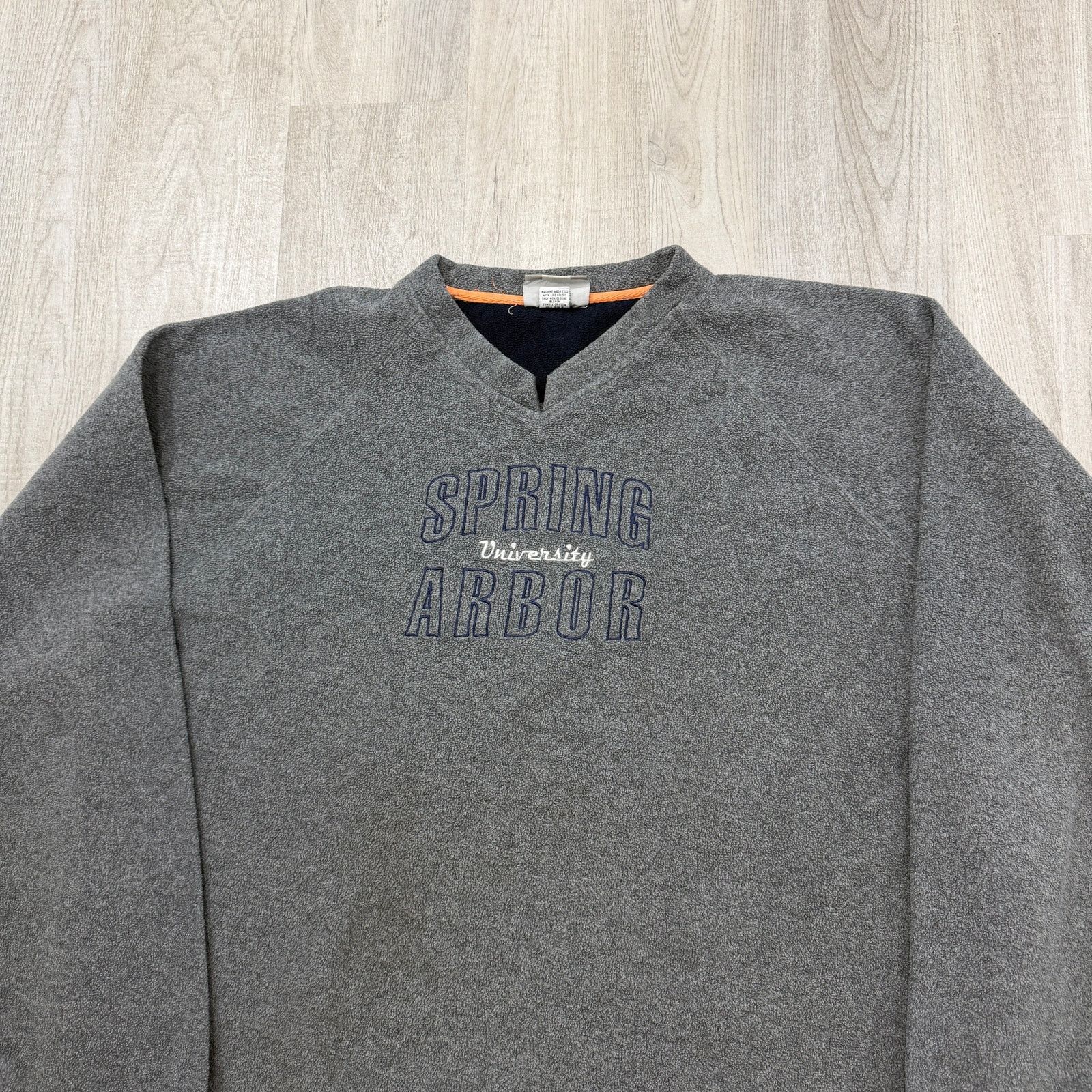 Vintage Vintage Spring Arbor University Sweatshirt Men's 2XL Gray Size US XXL / EU 58 / 5 - 2 Thumbnail