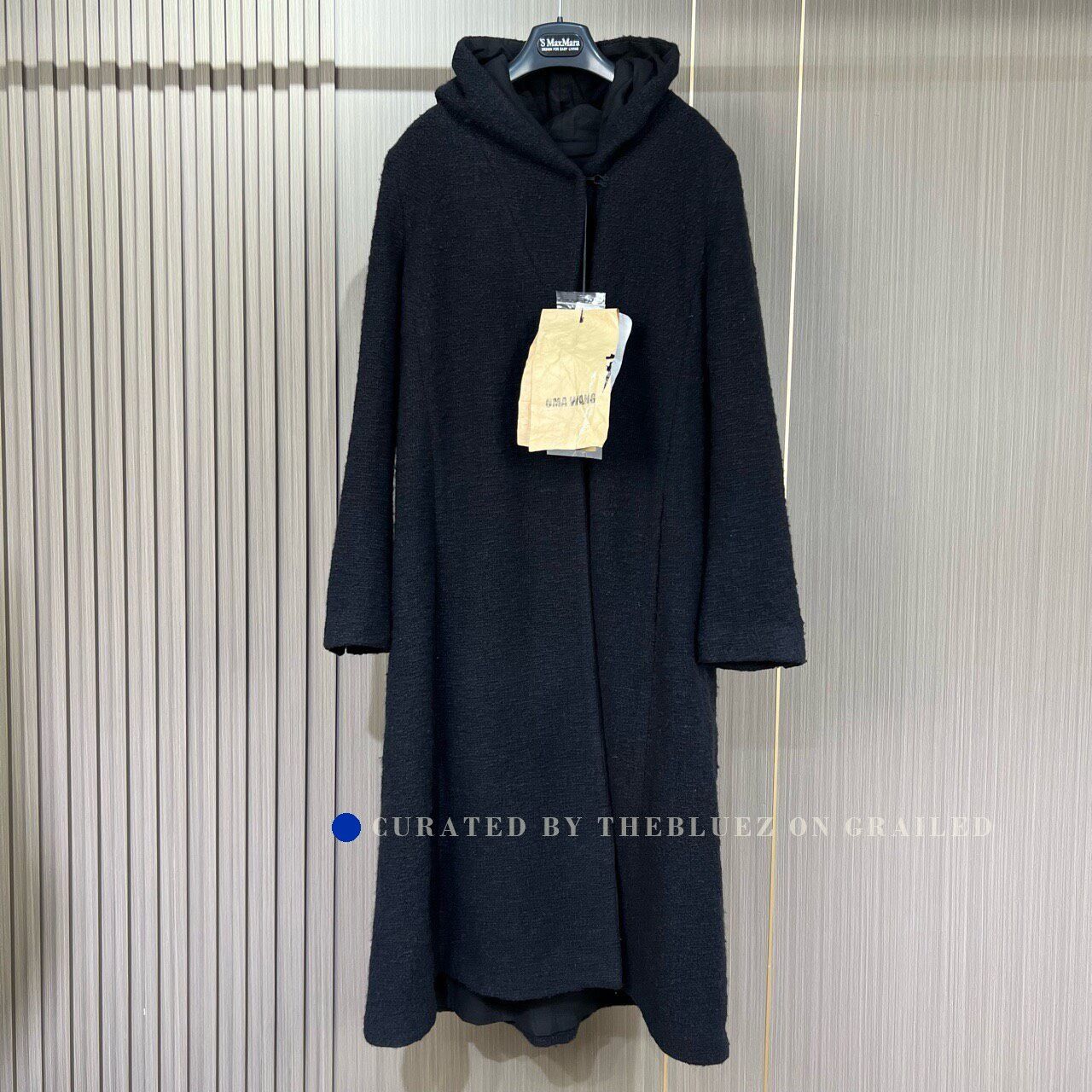Uma Wang Uma Wang Black Cashmere Wanderer Coat Size S / US 4 / IT 40 - 1 Thumbnail