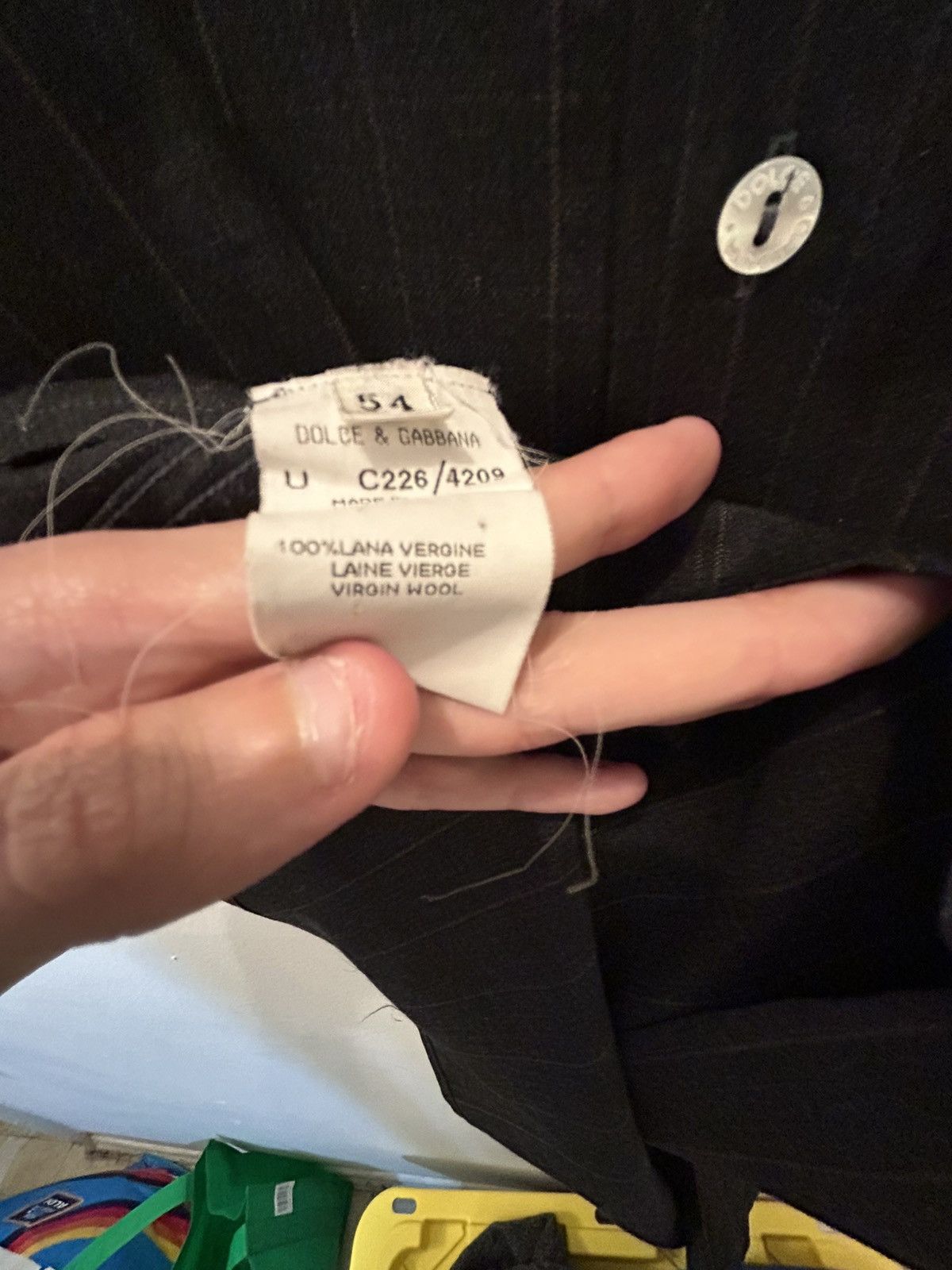 Dolce & Gabbana Hi & Gabbana Wool Pinstripe Bowling shirt Size US L / EU 52-54 / 3 - 6 Thumbnail