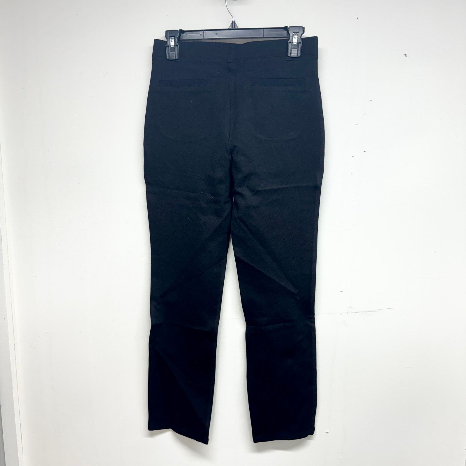 Quince Quince Black Ultra-Stretch Ponte Pants Straight Leg S NWT Size 26" / US 2 / IT 38 - 5 Thumbnail