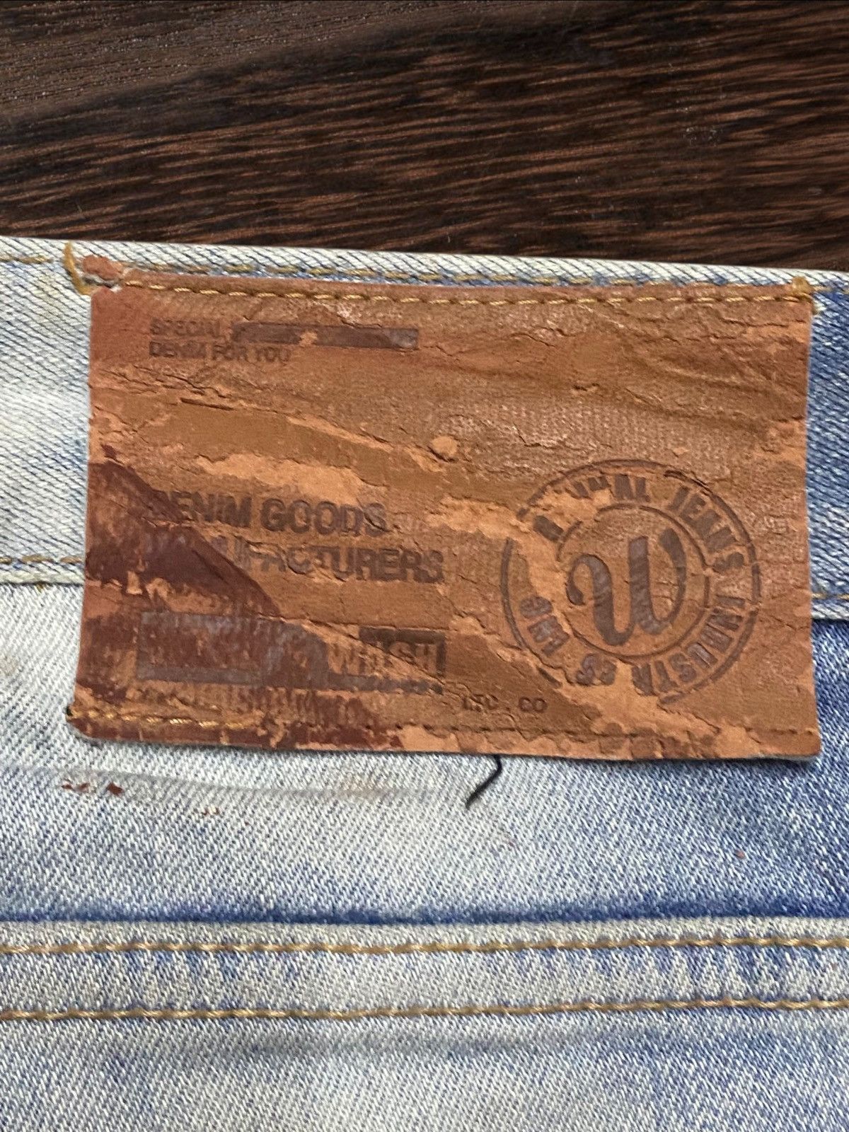 Other Peoples Republic Union Wash&Wash Distressed Denim Fade Jeans Size US 31 - 12 Thumbnail