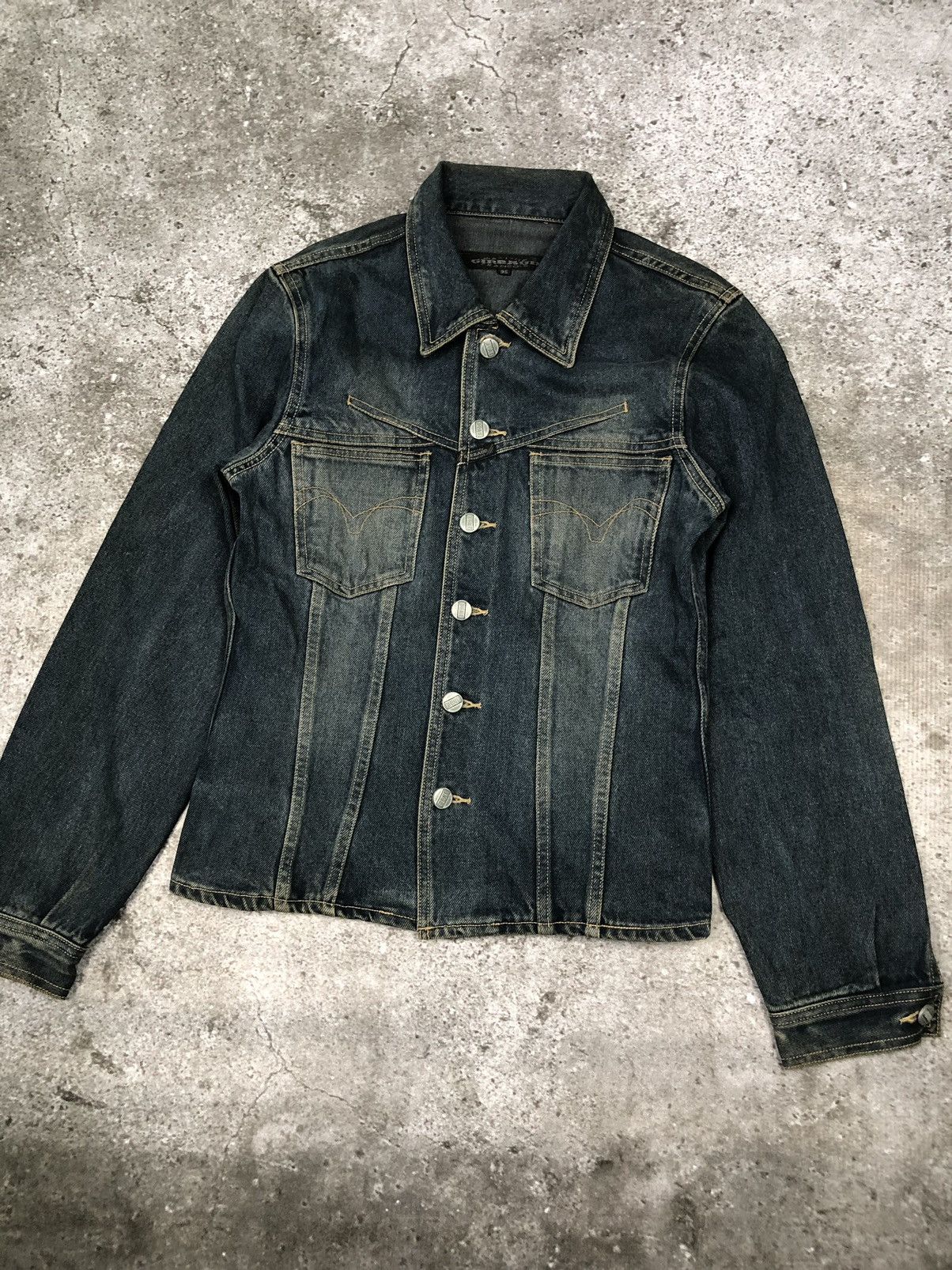 Marithe + Francois Girbaud MARITHE FRANCOIS GIRBAUD DENIM JACKET Size US S / EU 44-46 / 1 - 1 Thumbnail