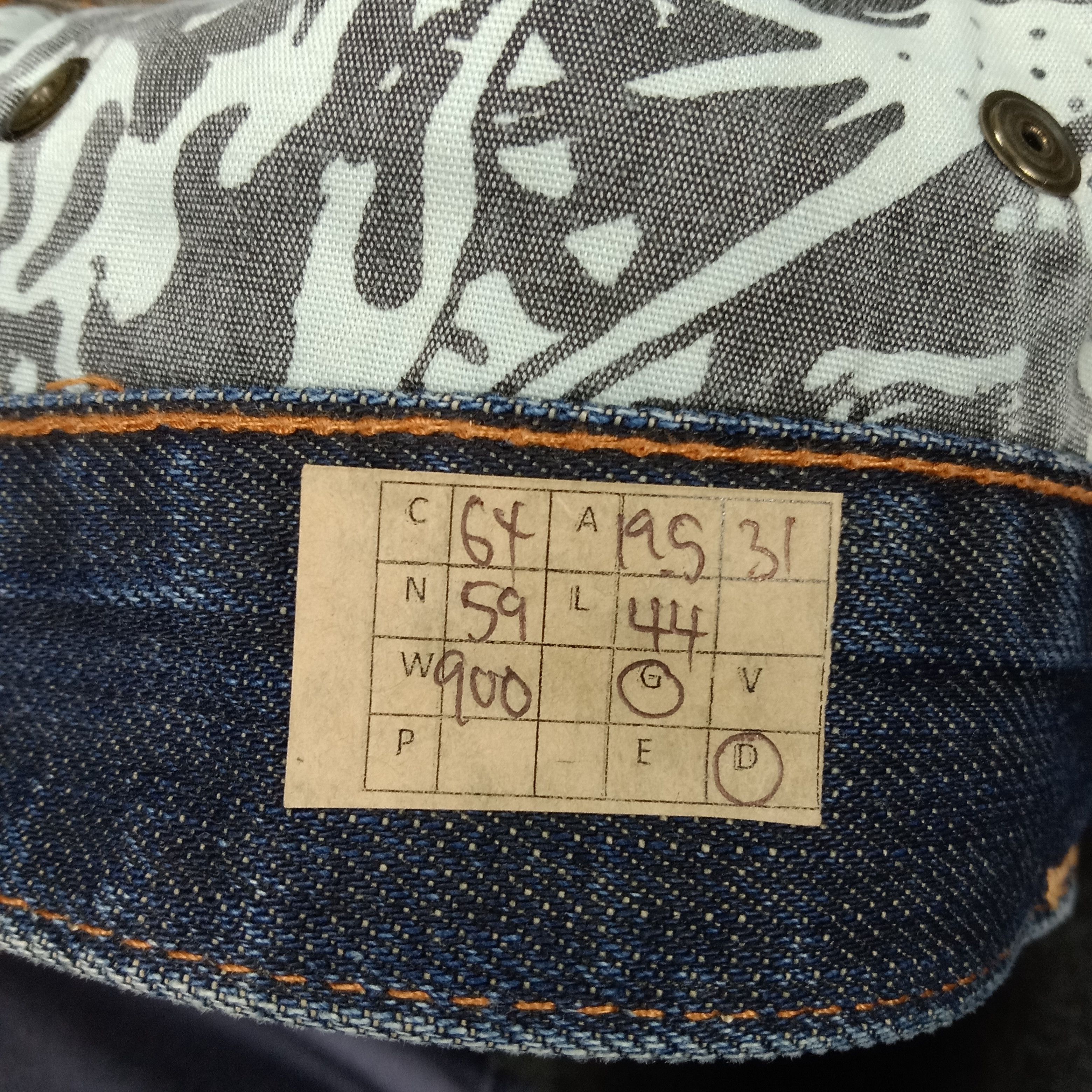 Christian Audigier Ed Hardy by Christian Audiger Art Style Denim Jeans Size US 39 - 18 Thumbnail
