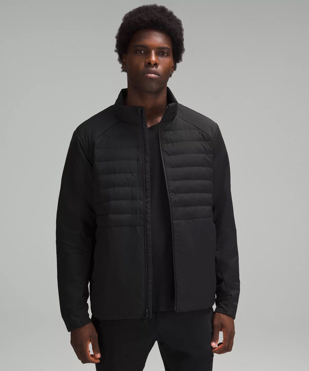 Lululemon Mens Down For It All Jacket (black) Size US L / EU 52-54 / 3 - 1 Thumbnail