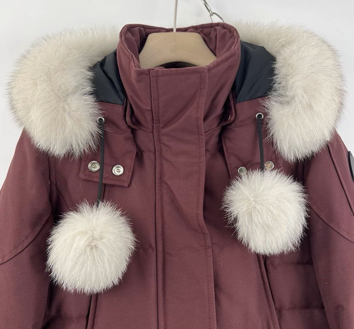 Moose Knuckles Moose Knuckles Saskatchewan Long Down Jacket Wine Red K12 Size S / US 4 / IT 40 - 3 Thumbnail