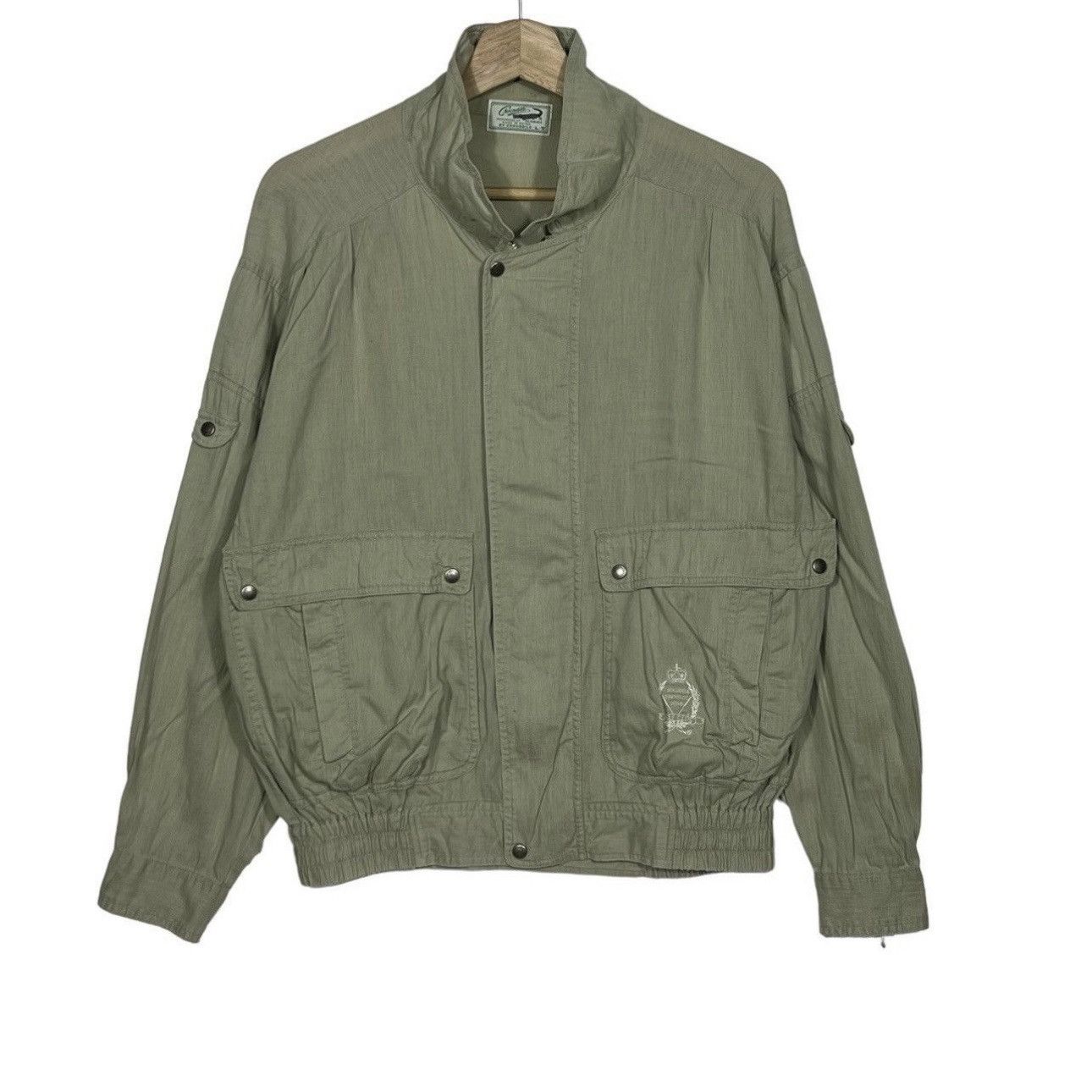 Lacoste crocodile bomber jacket full zipper Size US L / EU 52-54 / 3 - 1 Thumbnail