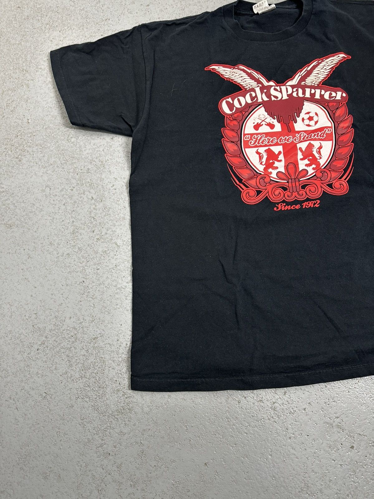 Band Tees Vintage 2007 Cock Sparrer Here We Stand Rock T-Shirt Size US XL / EU 56 / 4 - 4 Thumbnail