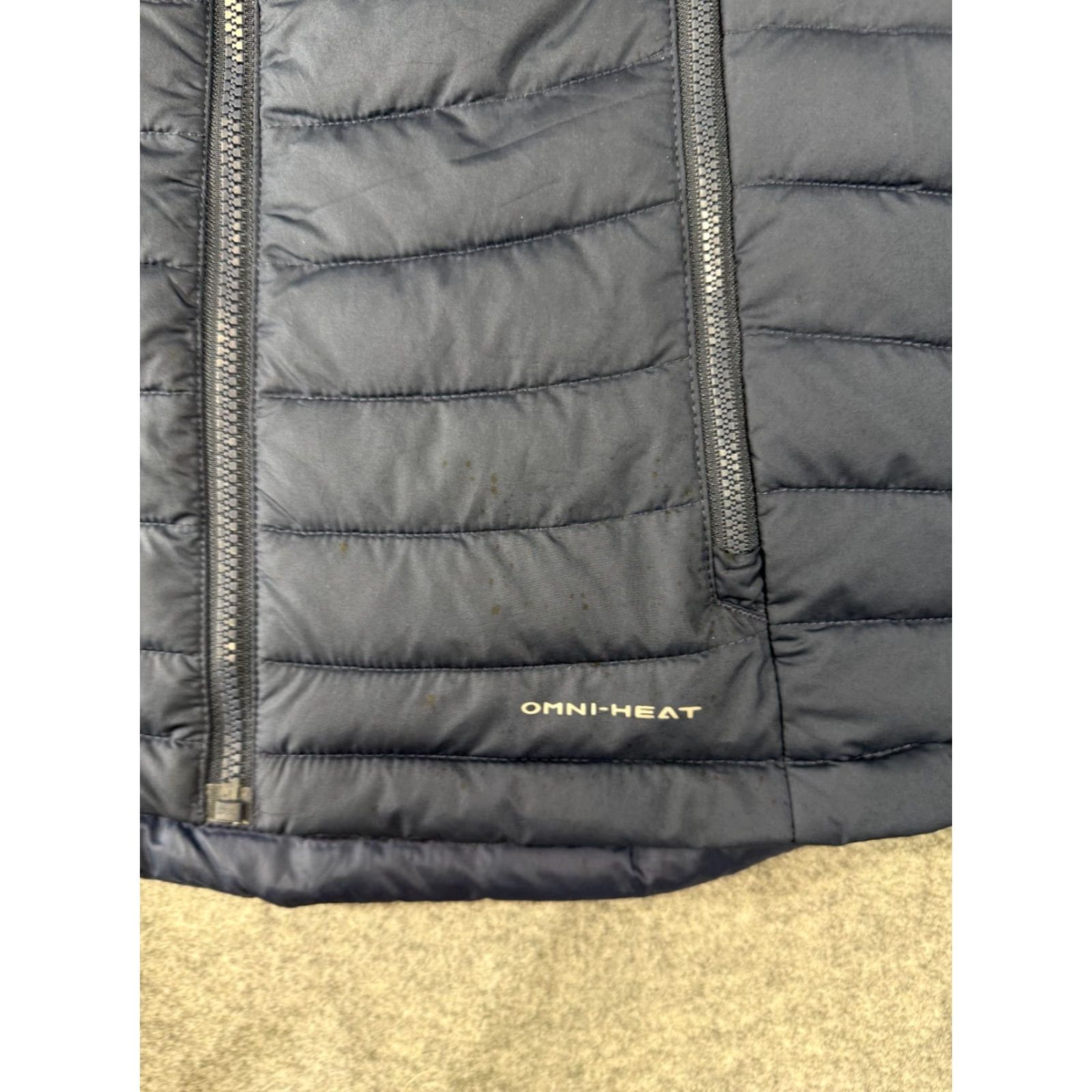 Vintage Columbia Powder Lite II Vest Womens S Navy Blue Full Zip Omni-Heat Lined Size S / US 4 / IT 40 - 5 Thumbnail