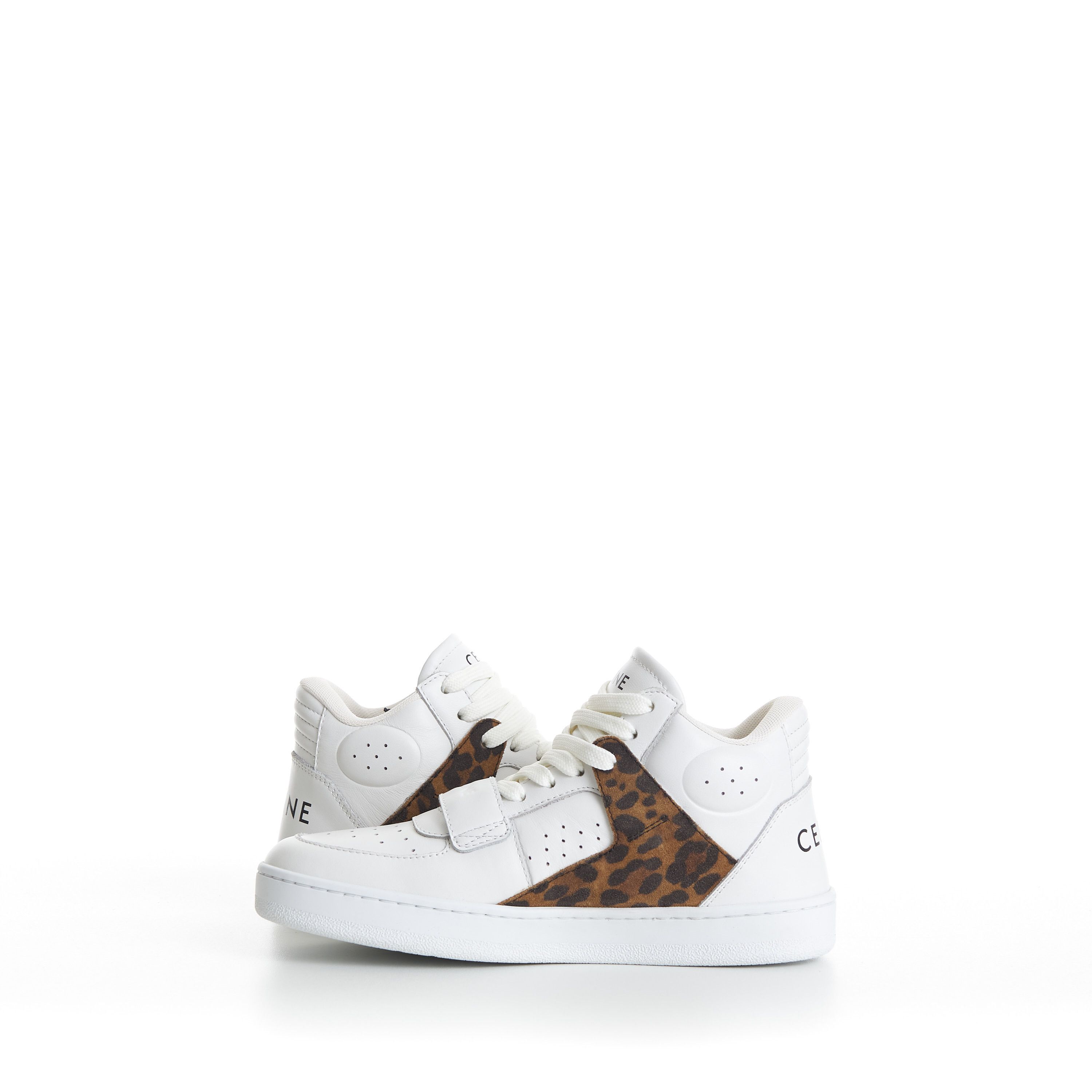 Celine CT-02 Celine Trainer Mid Sneaker With Scratch In Calfskin Size US 6 / IT 36 - 9 Thumbnail