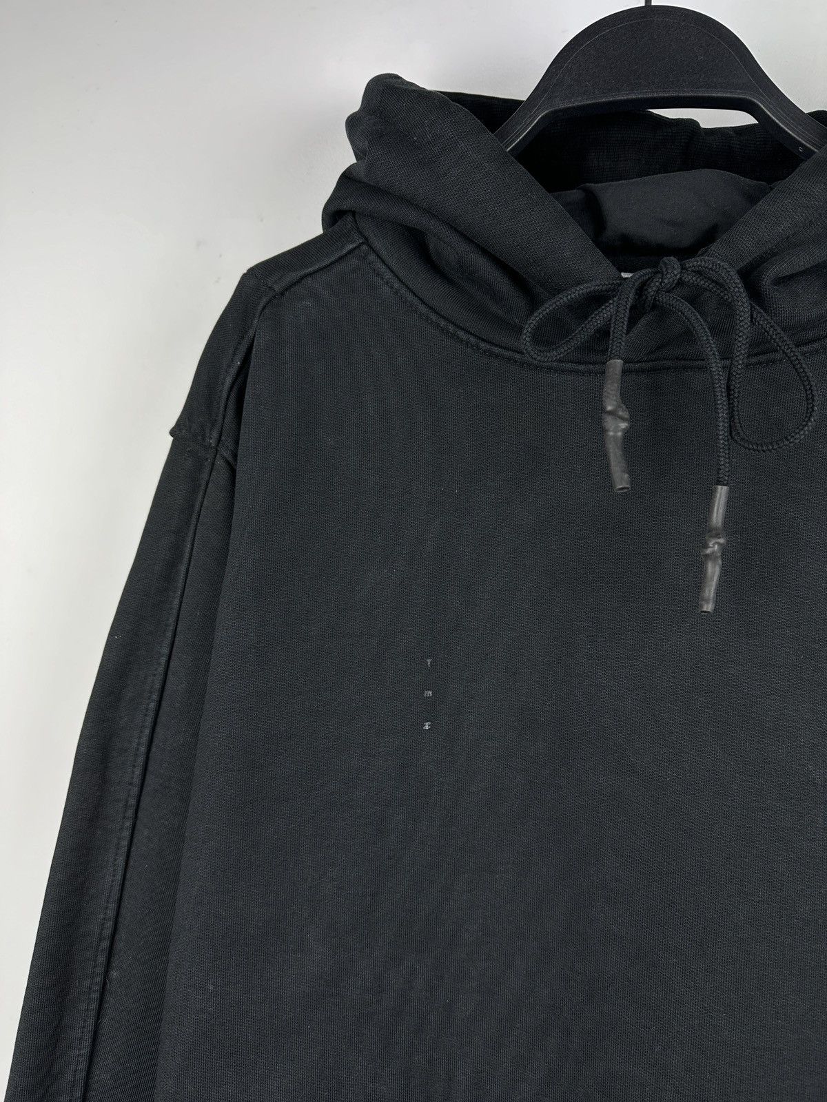 Tom Wood Tom Wood Baggy Oversize Black Heavy Cotton Hoodie Size US M / EU 48-50 / 2 - 2 Thumbnail
