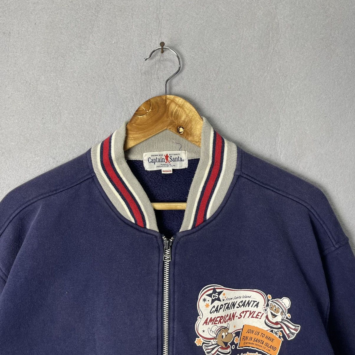 Vintage Vintage Captain Santa American Style Zip Jacket Size US M / EU 48-50 / 2 - 2 Thumbnail