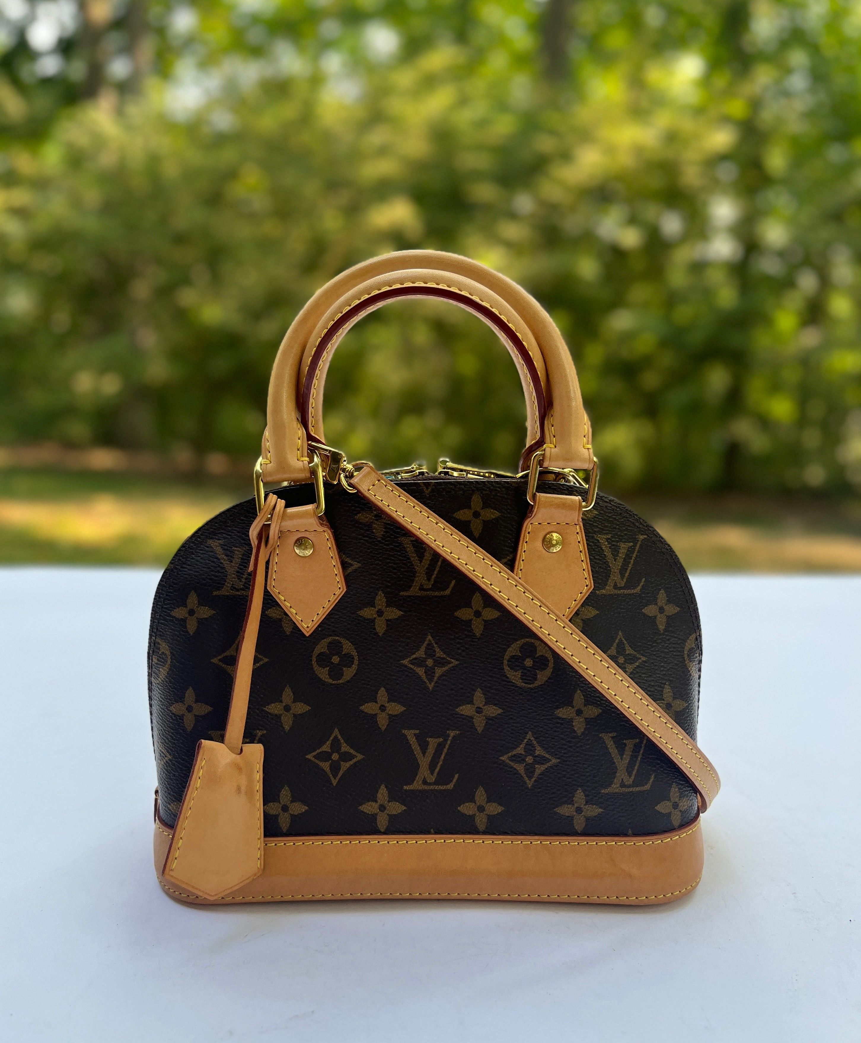 Louis Vuitton Monogram Alma BB Satchel Crossbody Handbag