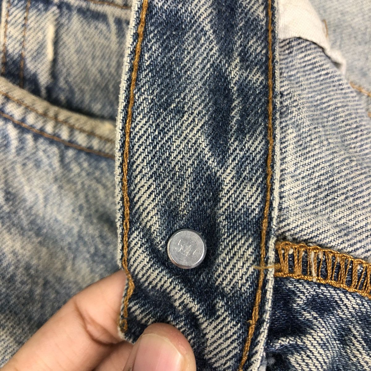 Levi's 🔥Vintage Distressed Rusty Design Punk Style Levi’s USA Size US 32 / EU 48 - 15 Thumbnail
