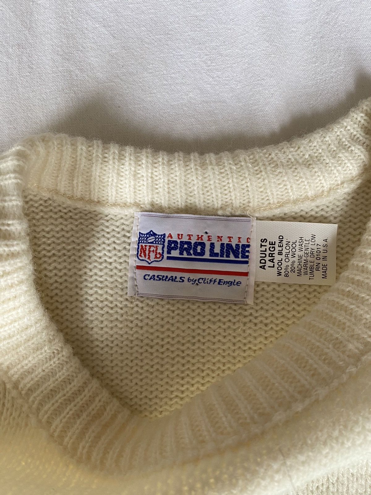NFL × Vintage Jets Knit Pro Line Sweat 80s Size US L / EU 52-54 / 3 - 3 Thumbnail