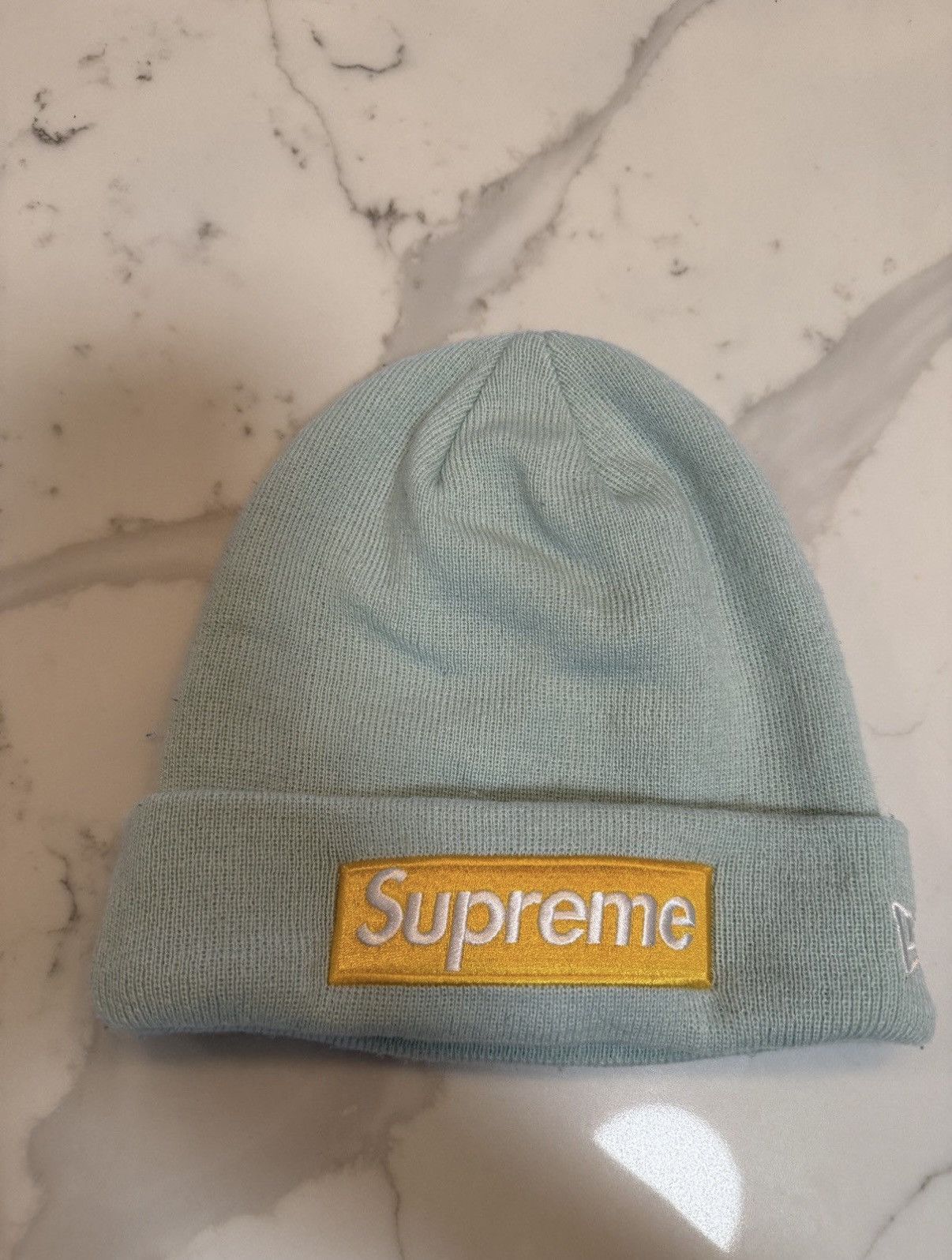 Supreme Supreme New Era Mint Beanie July 2017 Size ONE SIZE - 1 Thumbnail