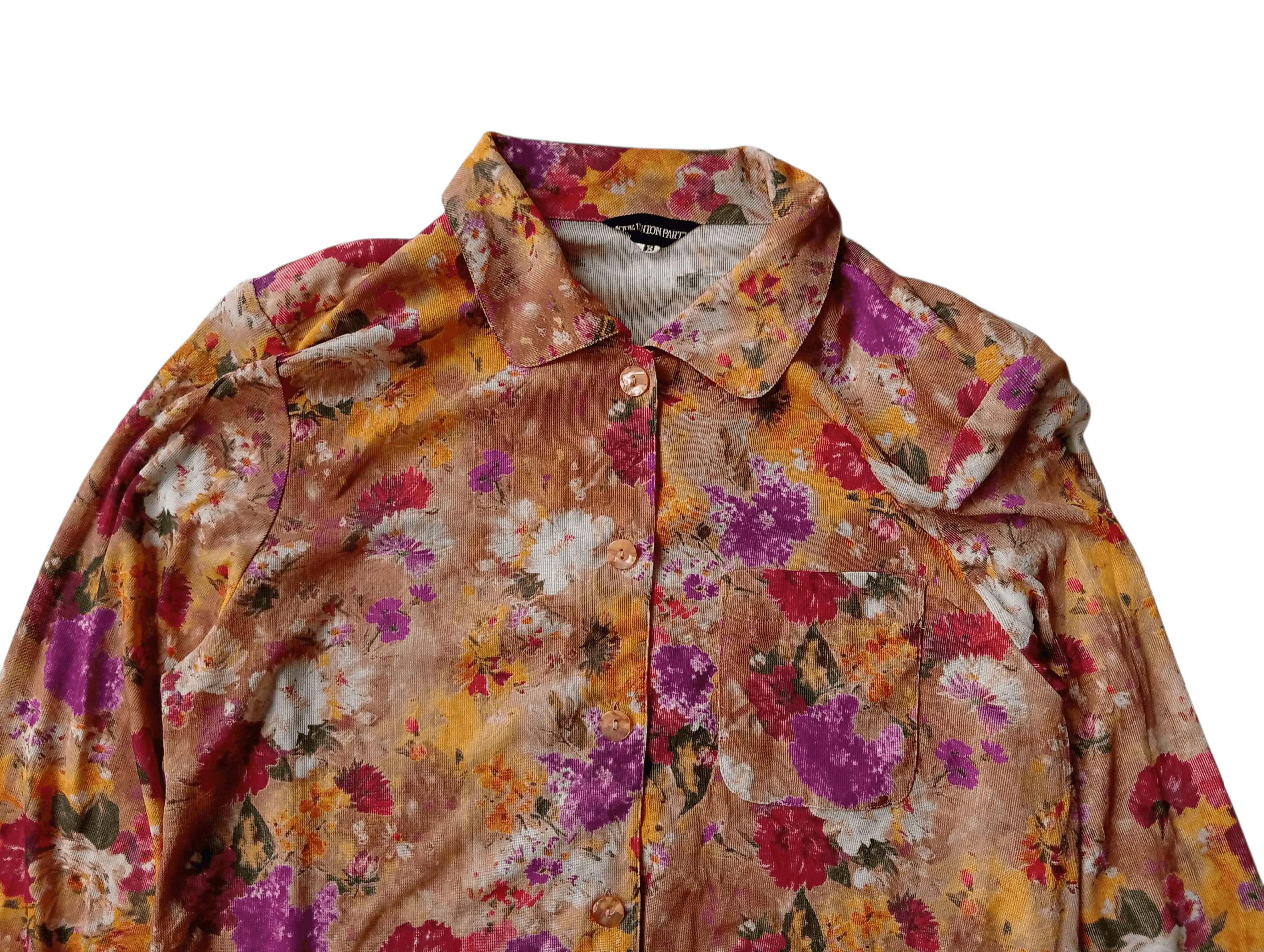 Japanese Brand Mode Union Party floral shirt Size M / US 6-8 / IT 42-44 - 2 Thumbnail